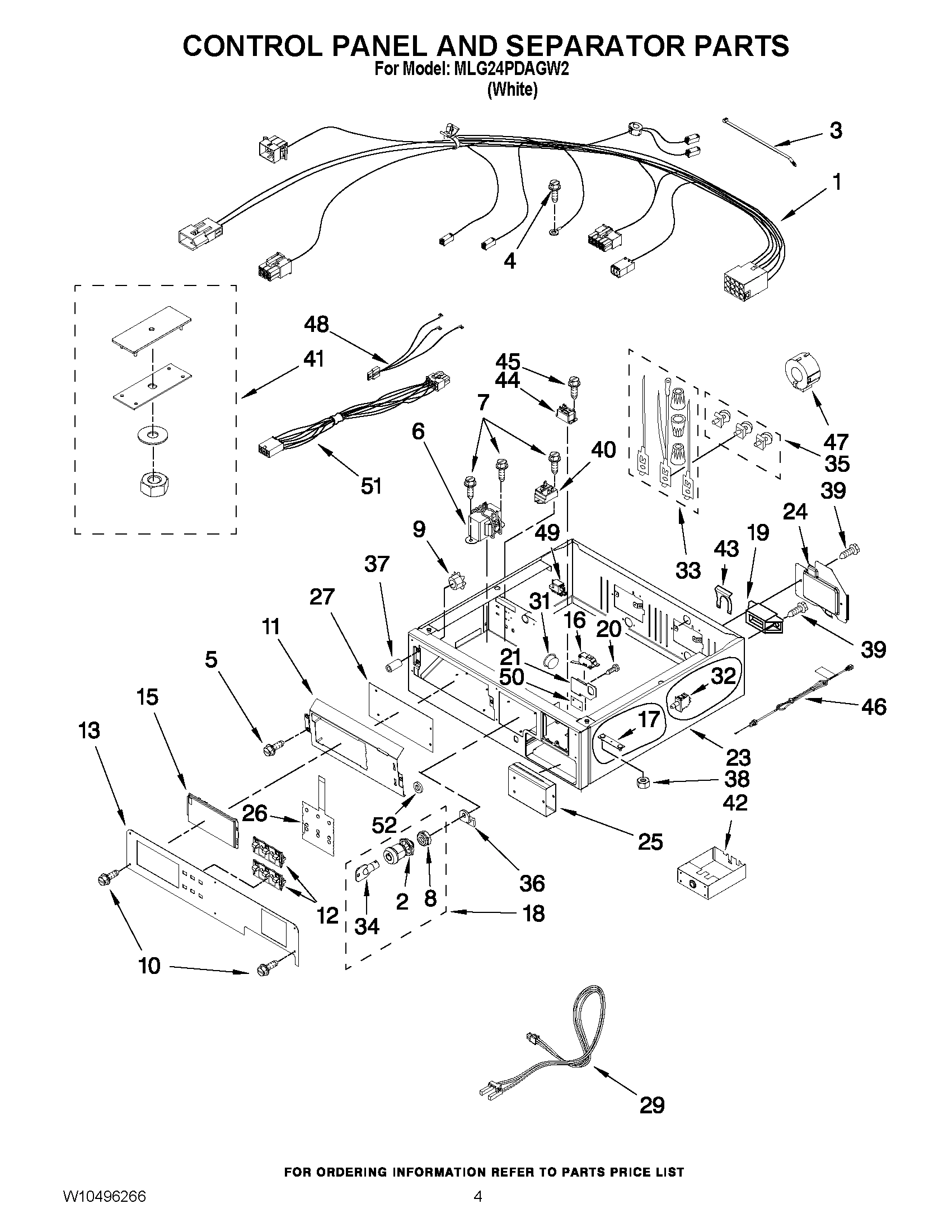 02 - CONTROL PANEL AND SEPARATOR PARTS