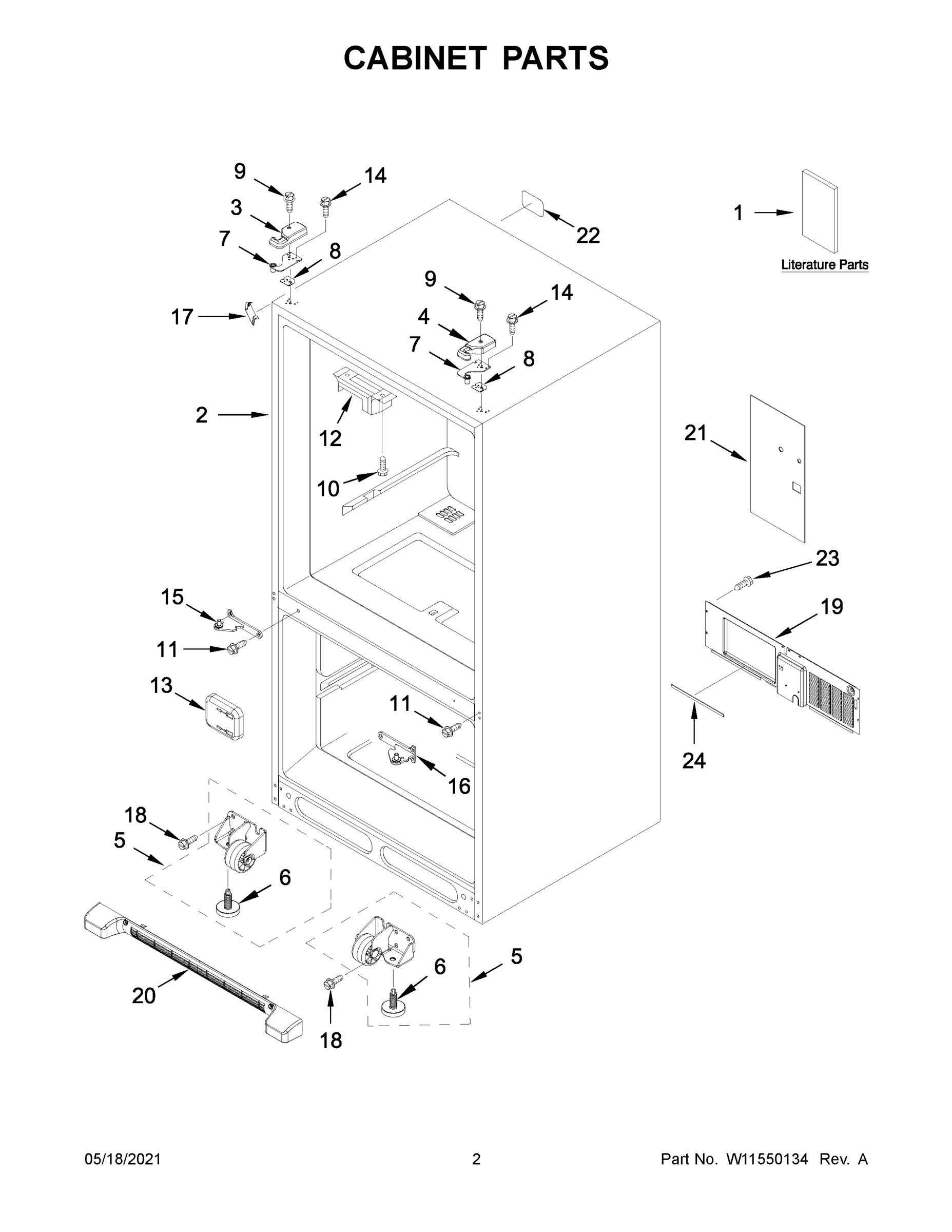 02 - CABINET PARTS