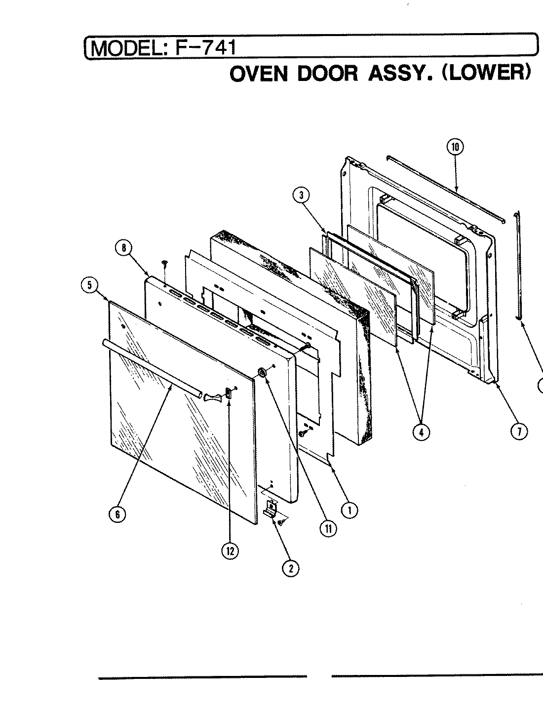 03 - DOOR ASSY. (LOWER)
