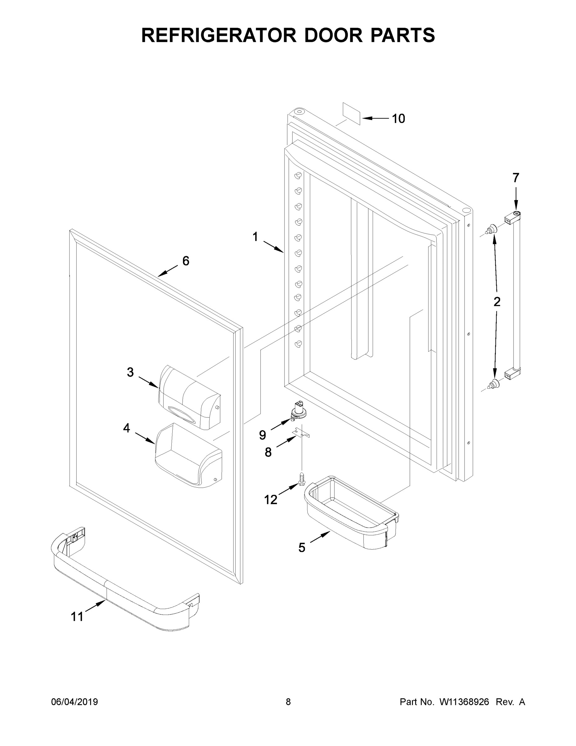 05 - REFRIGERATOR DOOR PARTS