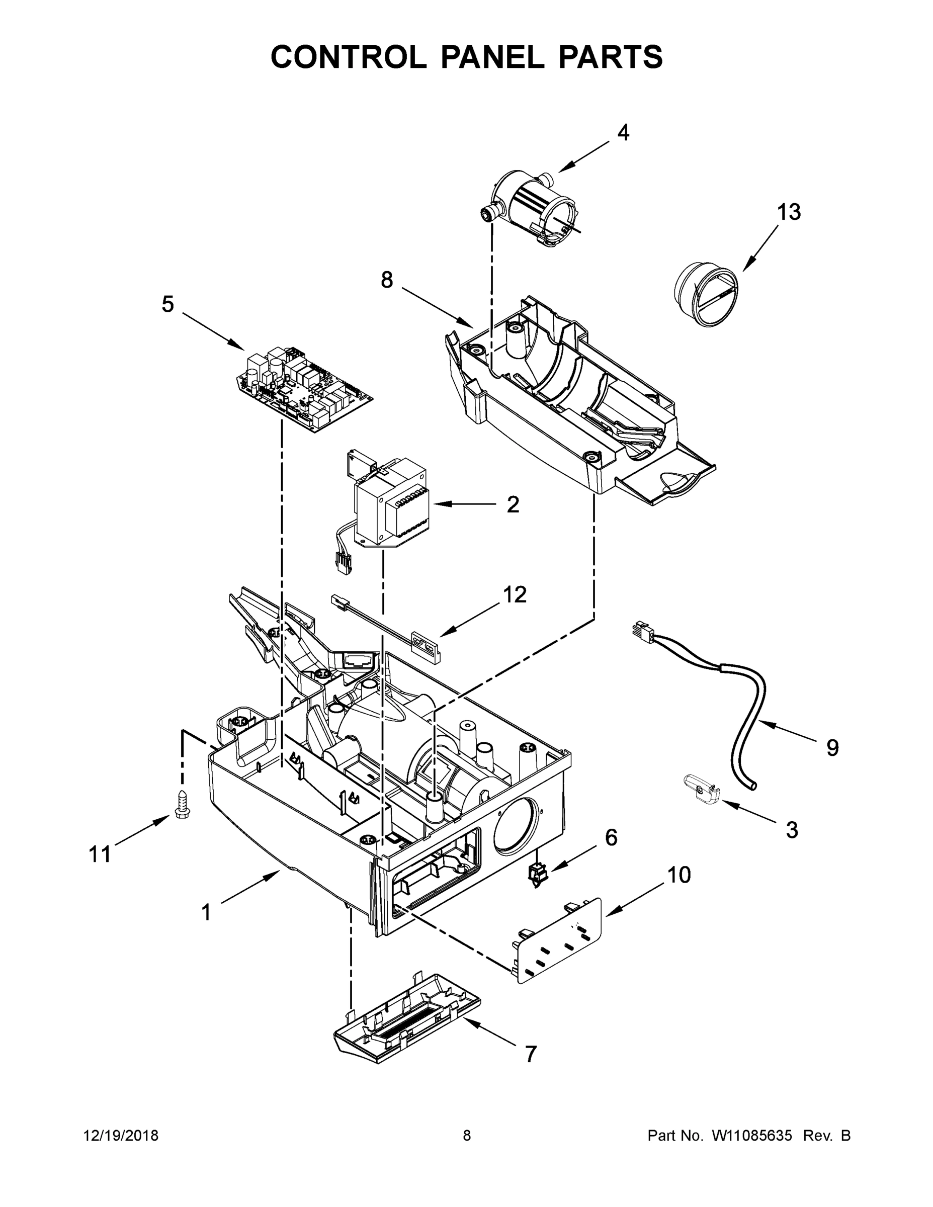 05 - CONTROL PANEL PARTS