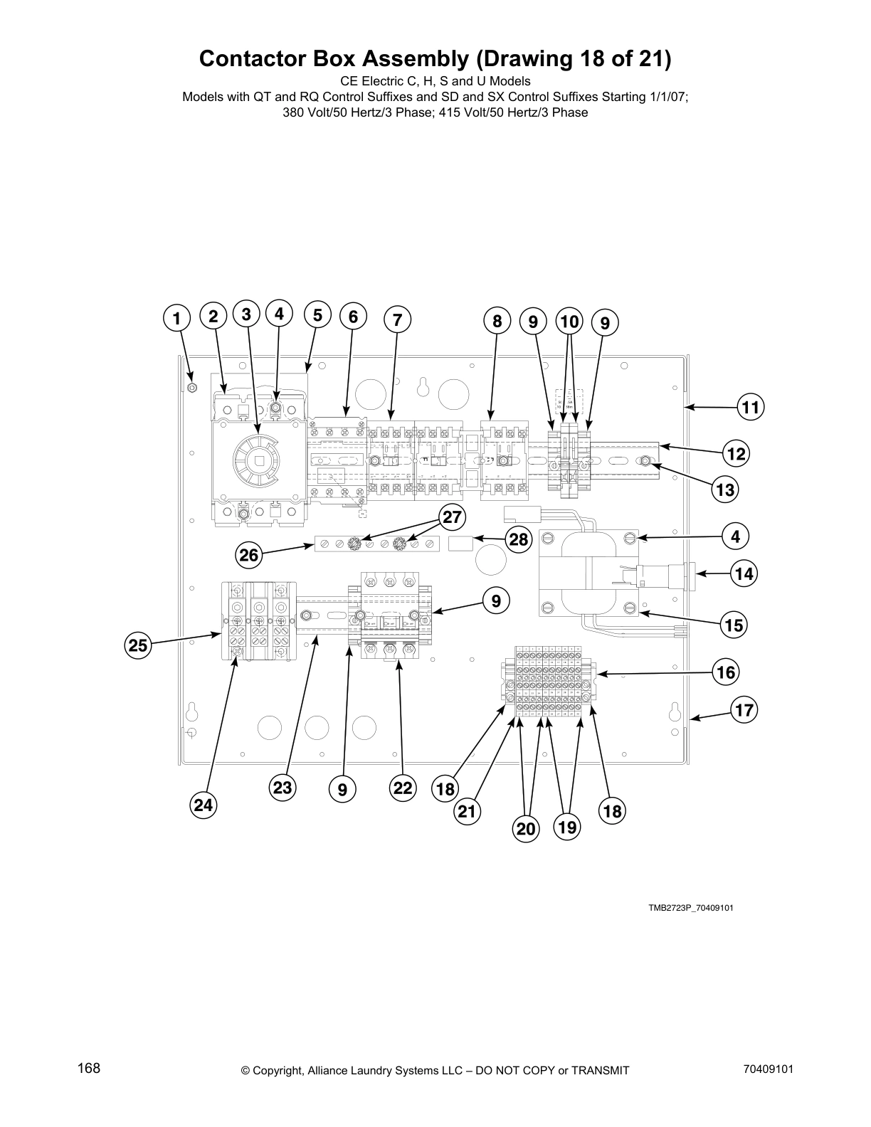 Contactor Box Assembly (Drawing 18 of 21)