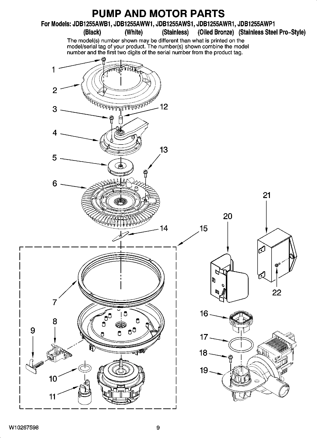 08 - PUMP AND MOTOR PARTS