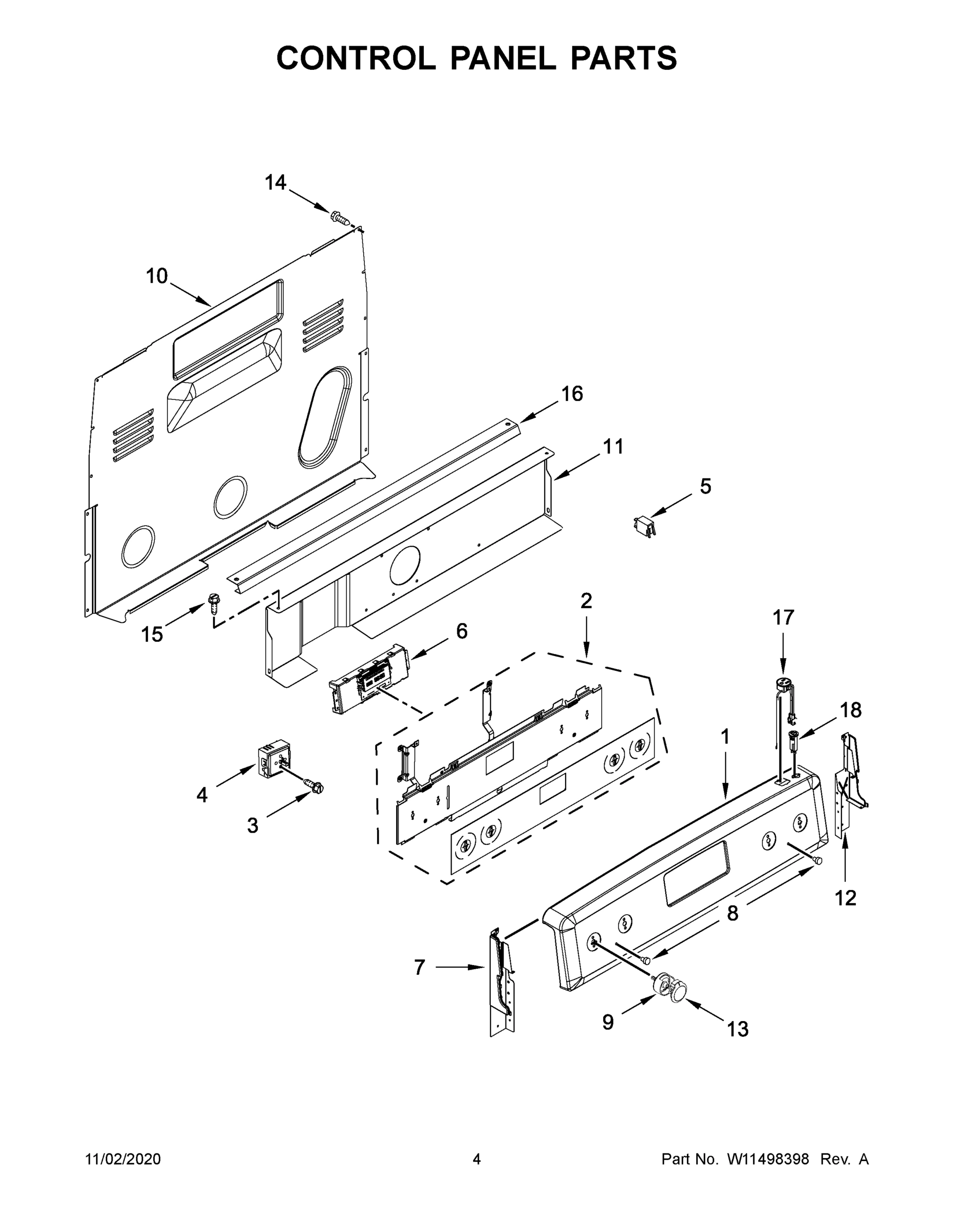 03 - CONTROL PANEL PARTS