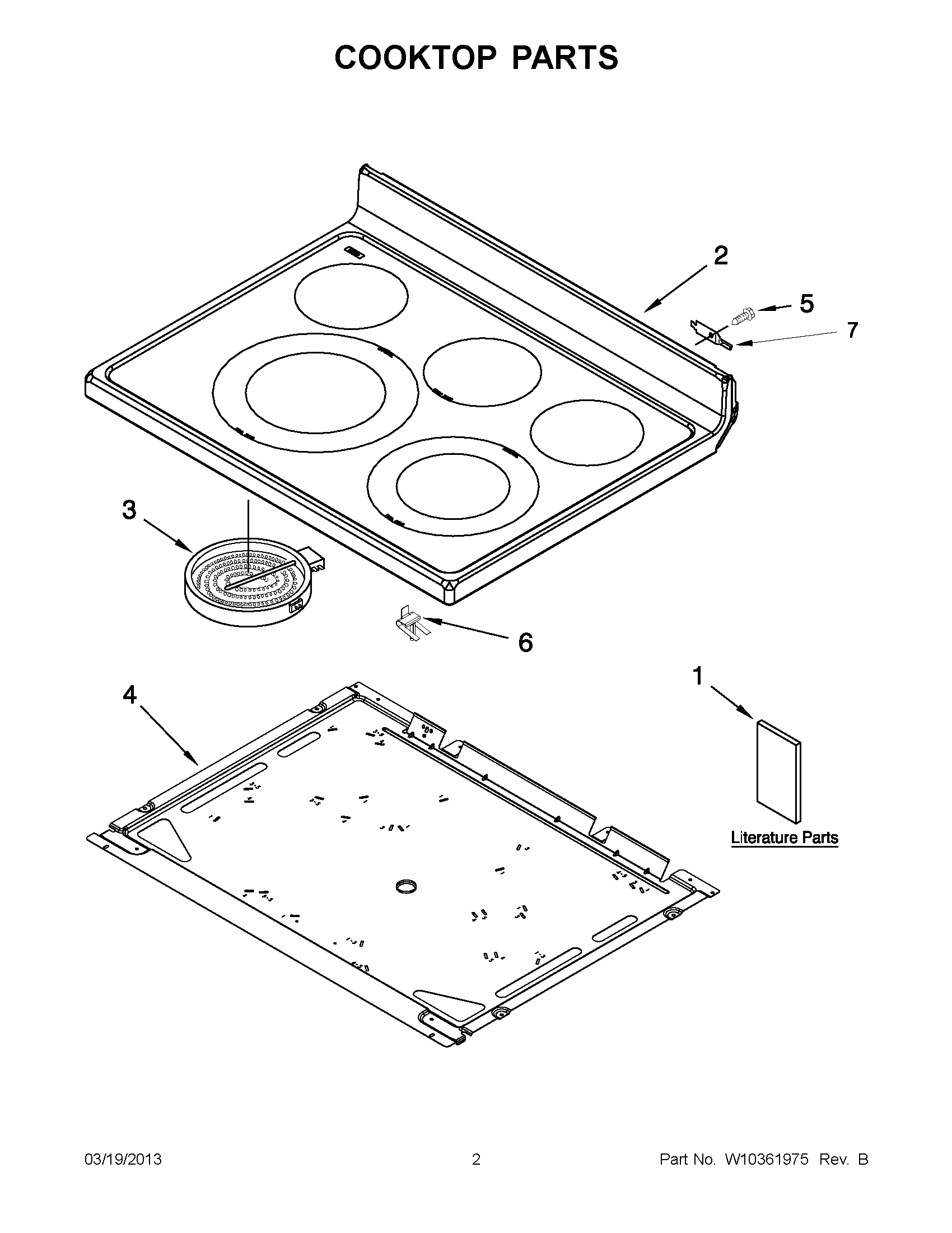 01 - COOKTOP PARTS