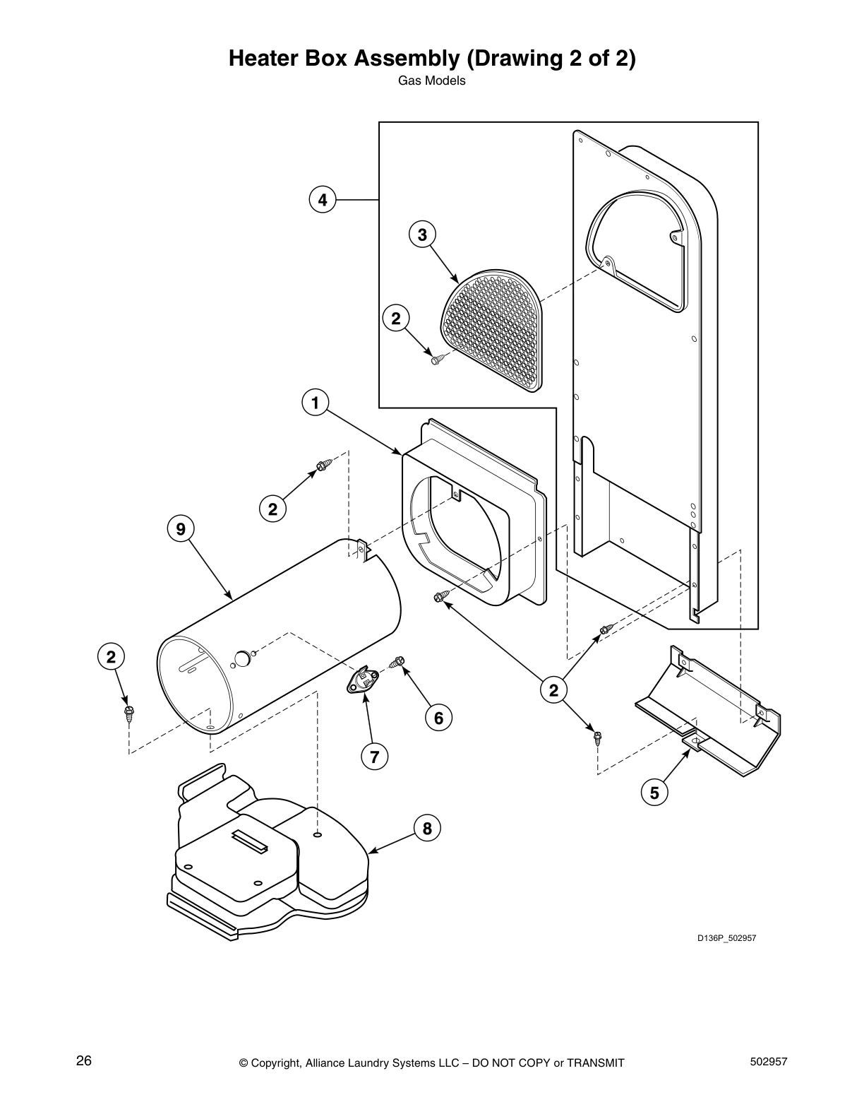 Heater Box Assembly (Drawing 2 of 2)