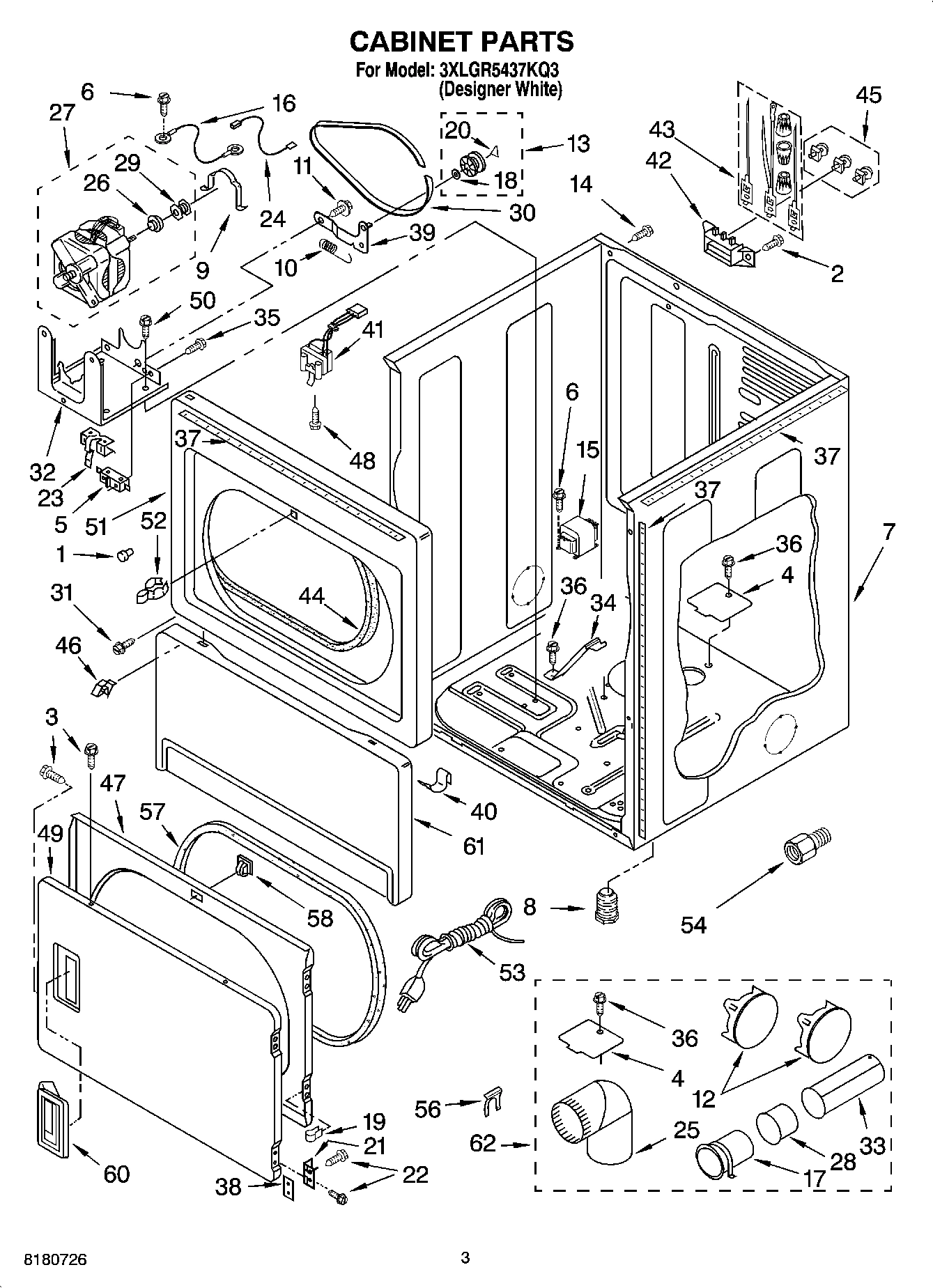 02 - CABINET PARTS