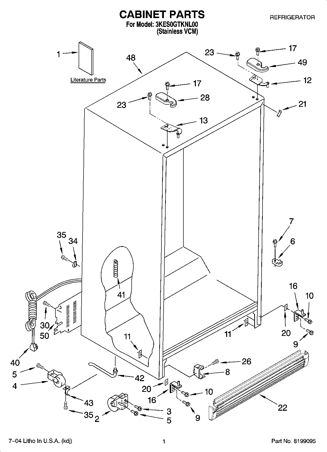 01 - CABINET PARTS