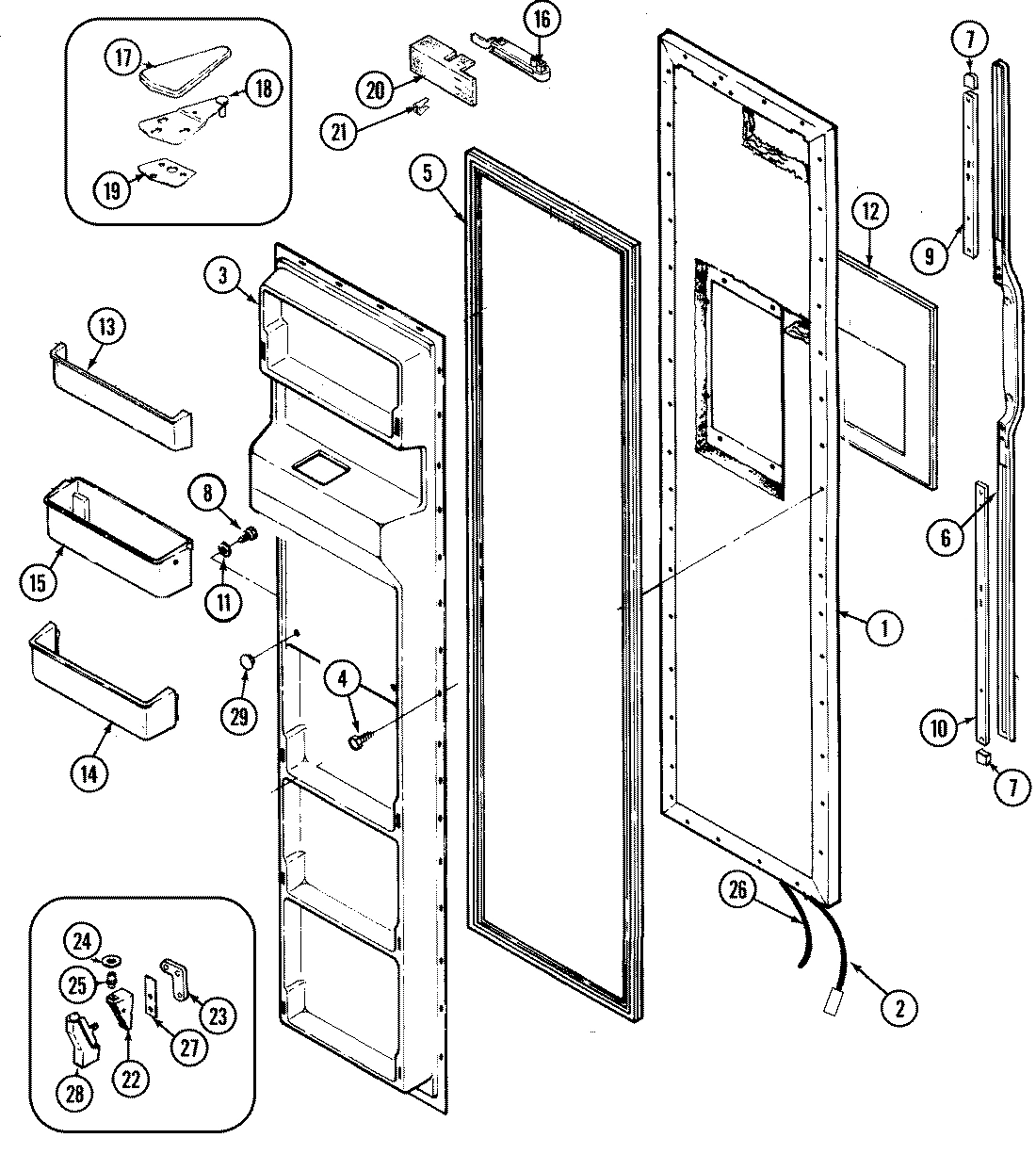 02 - FREEZER DOOR