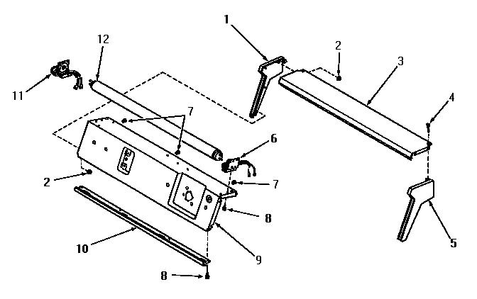 16 - PAN SUPP PLT/CTRL HOOD ENDS & FLOUR TUBE