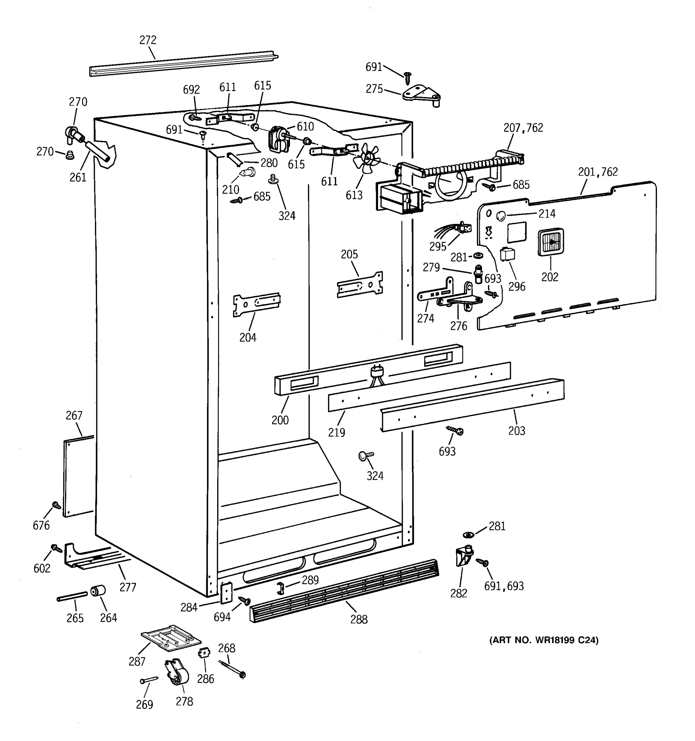 CABINET PARTS