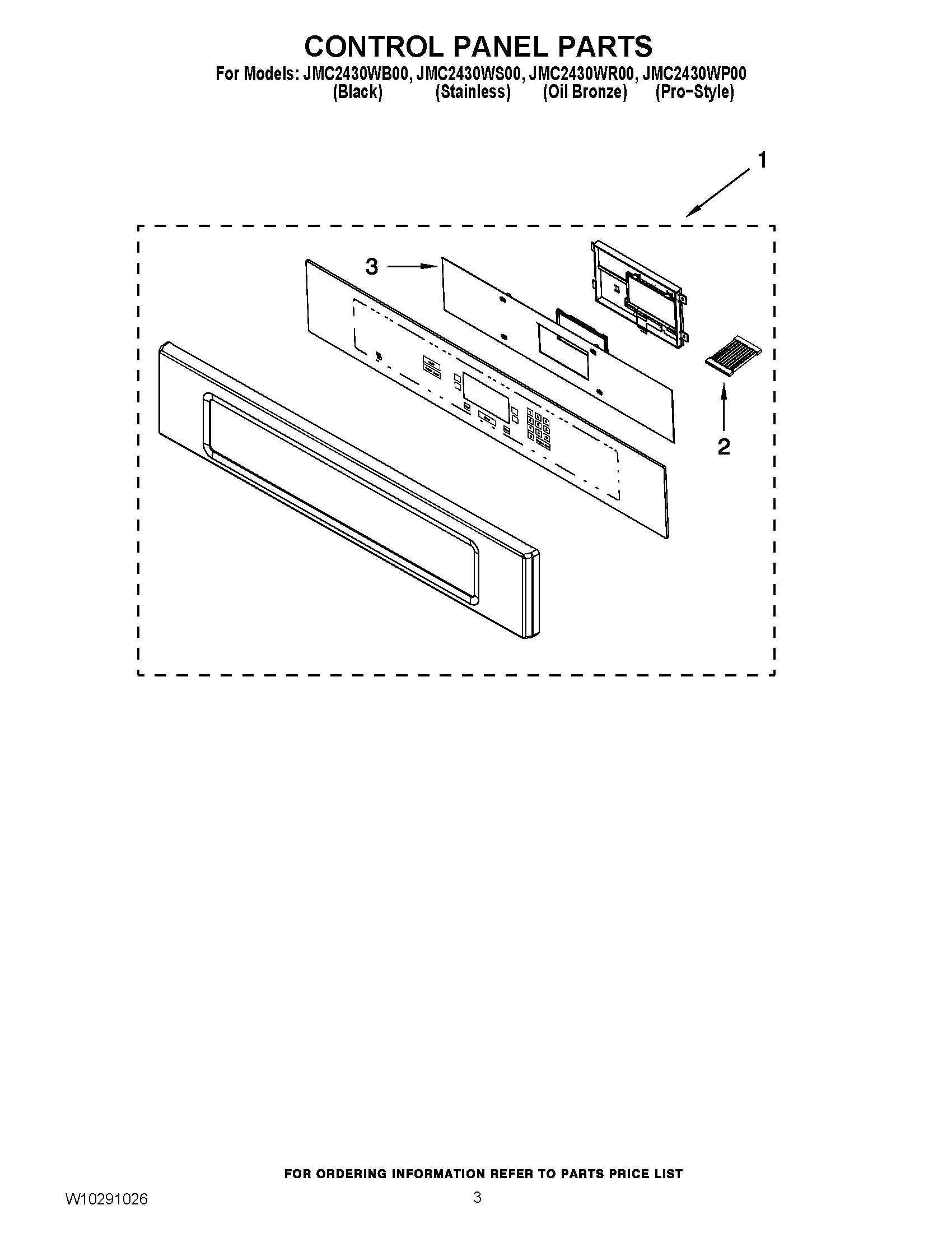 02 - CONTROL PANEL PARTS