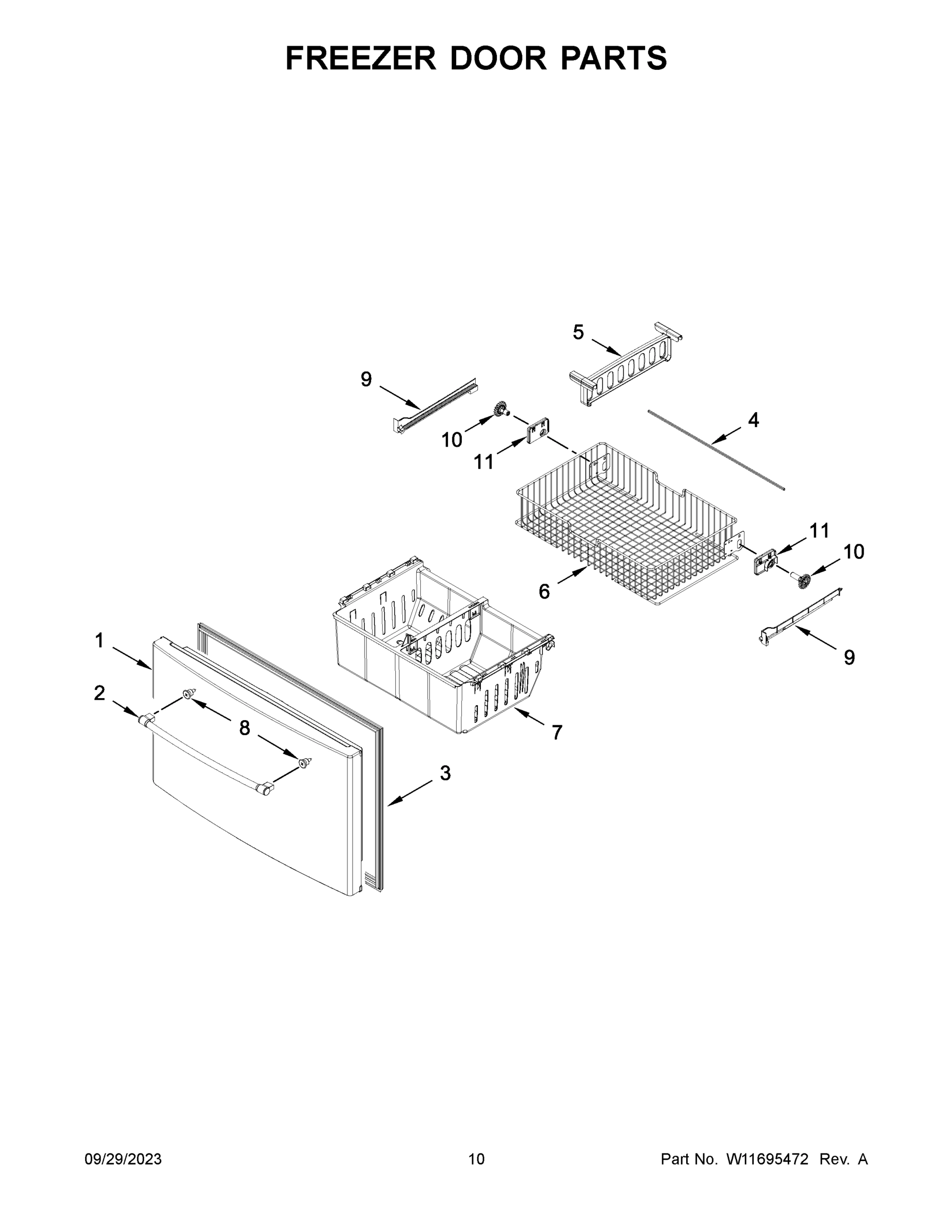 06 - FREEZER DOOR PARTS