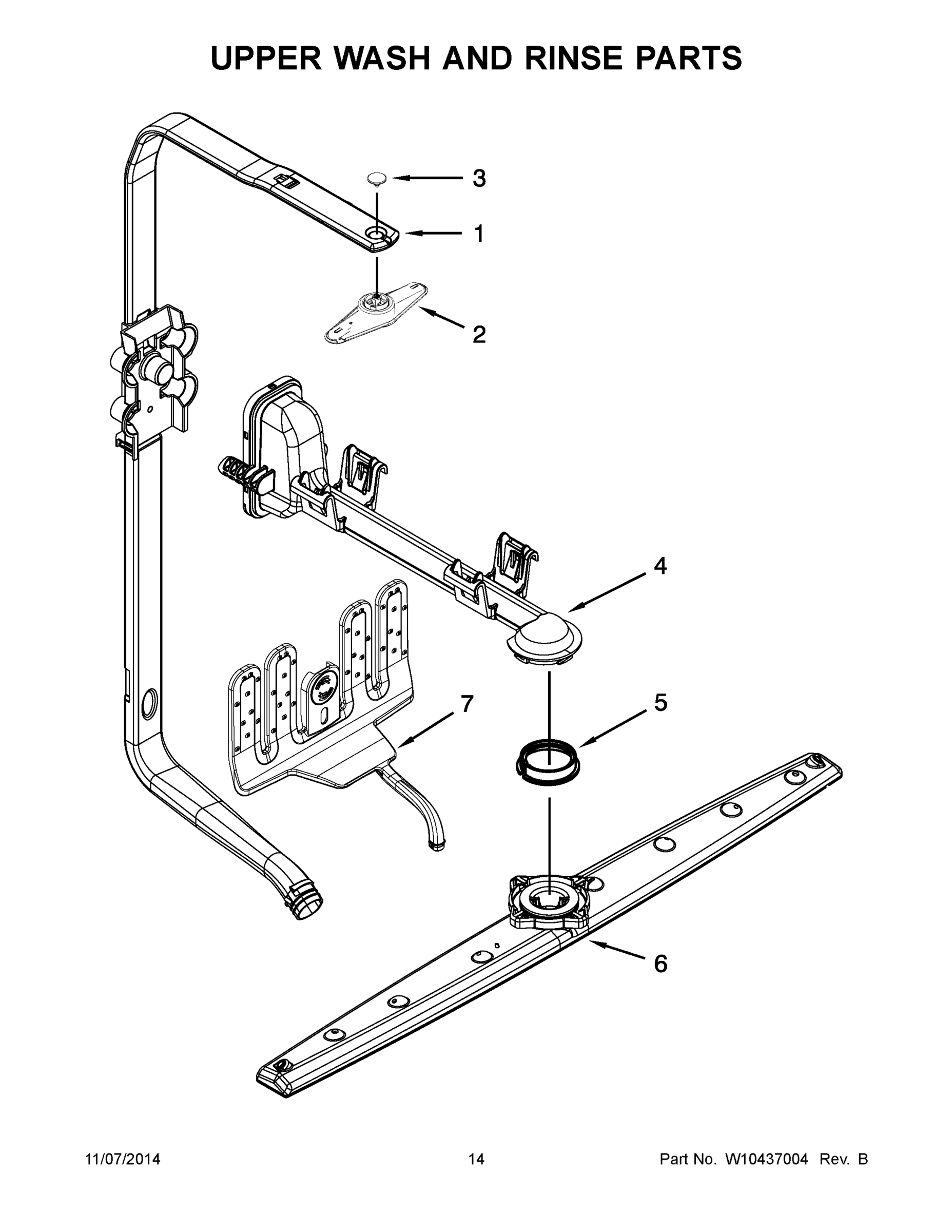 08 - UPPER WASH AND RINSE PARTS