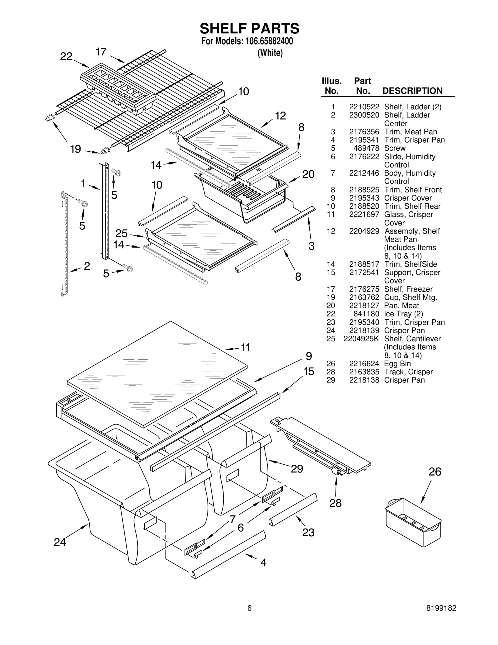 SHELF PARTS