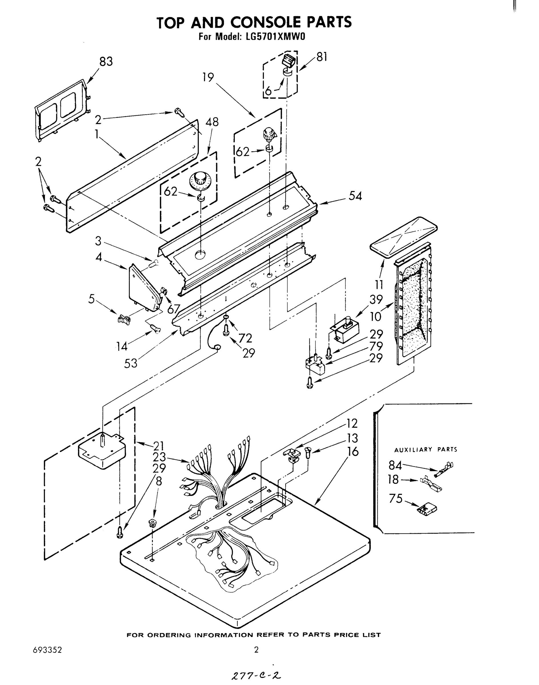 02 - TOP AND CONSOLE , LITERATURE AND OPTIONAL