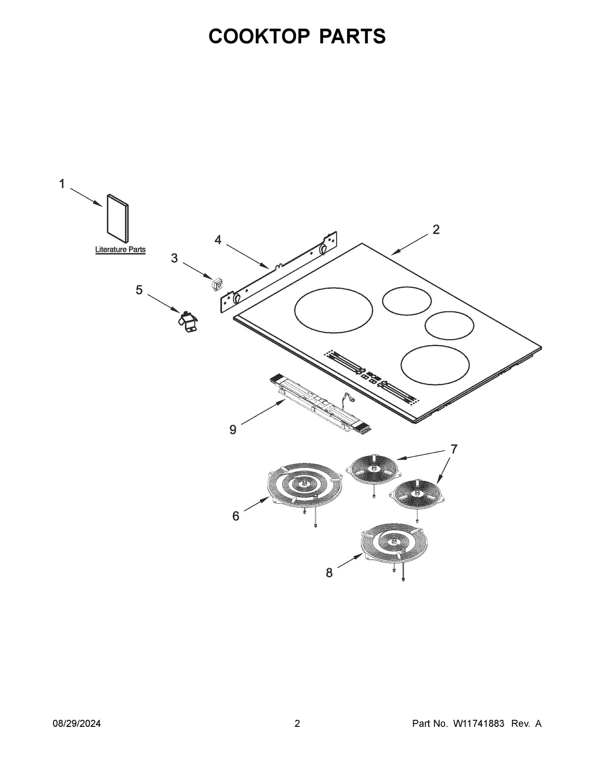 02 - COOKTOP PARTS