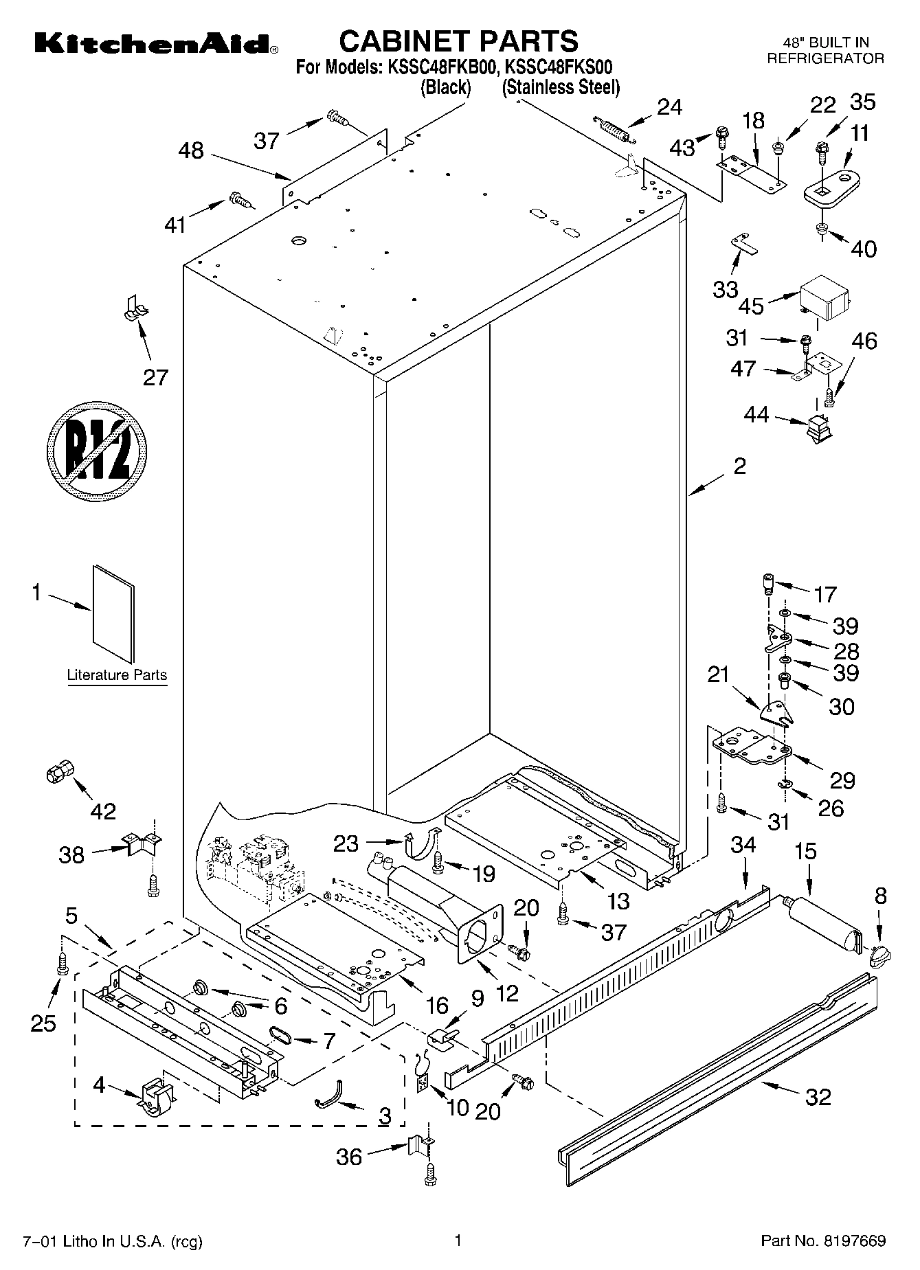 01 - CABINET, LITERATURE