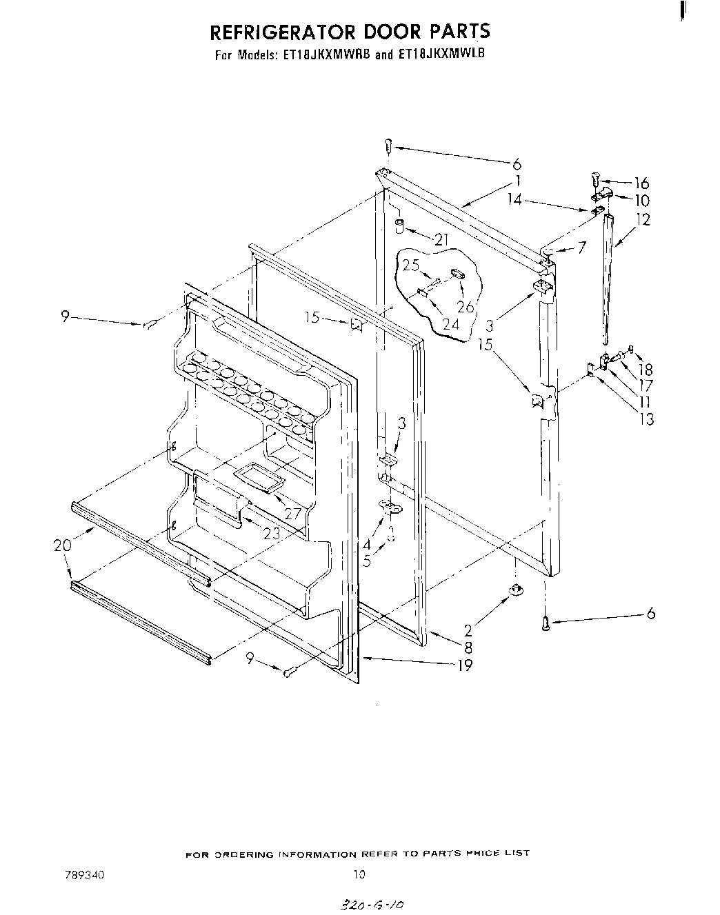 08 - REFRIGERATOR DOOR , NOT ILLUSTRATED