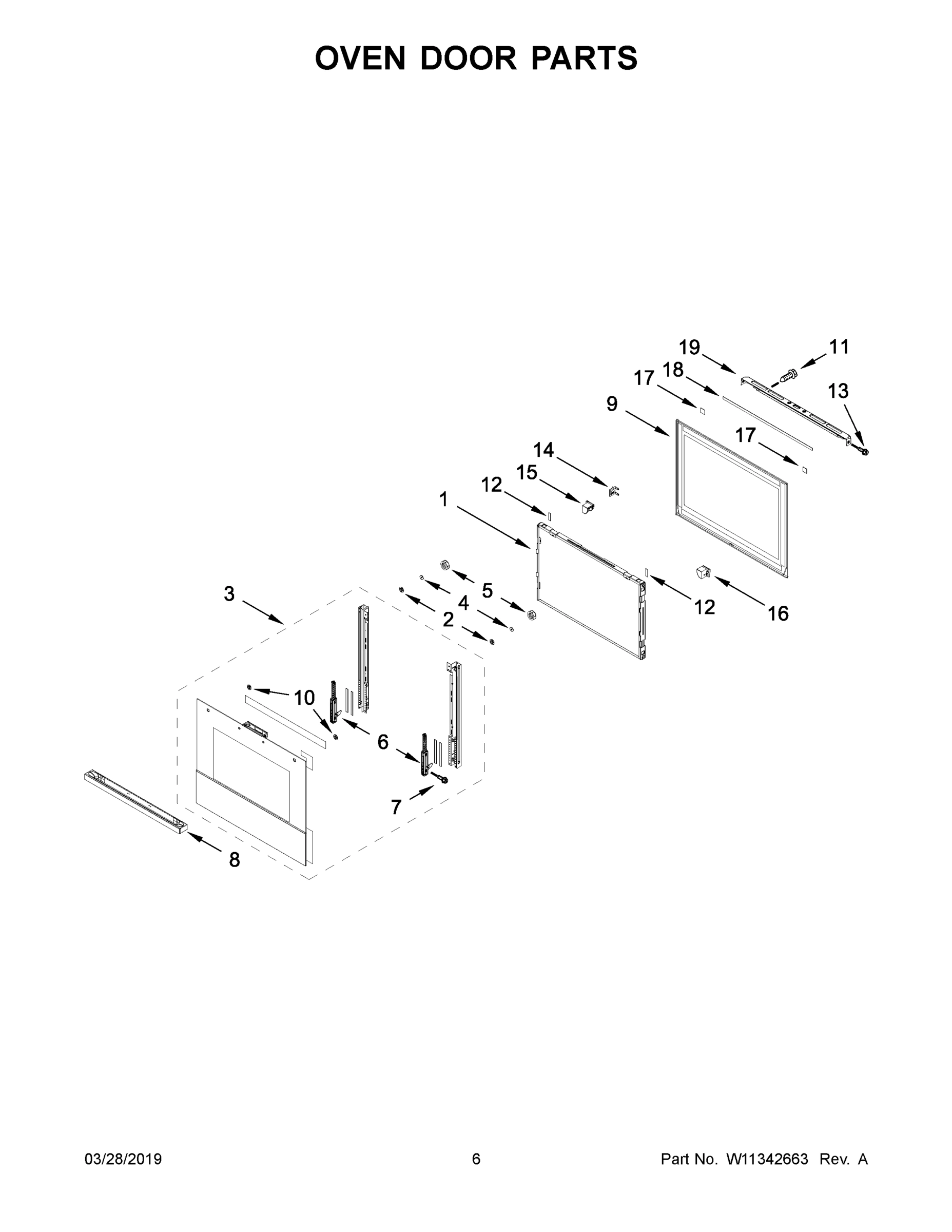 04 - OVEN DOOR PARTS