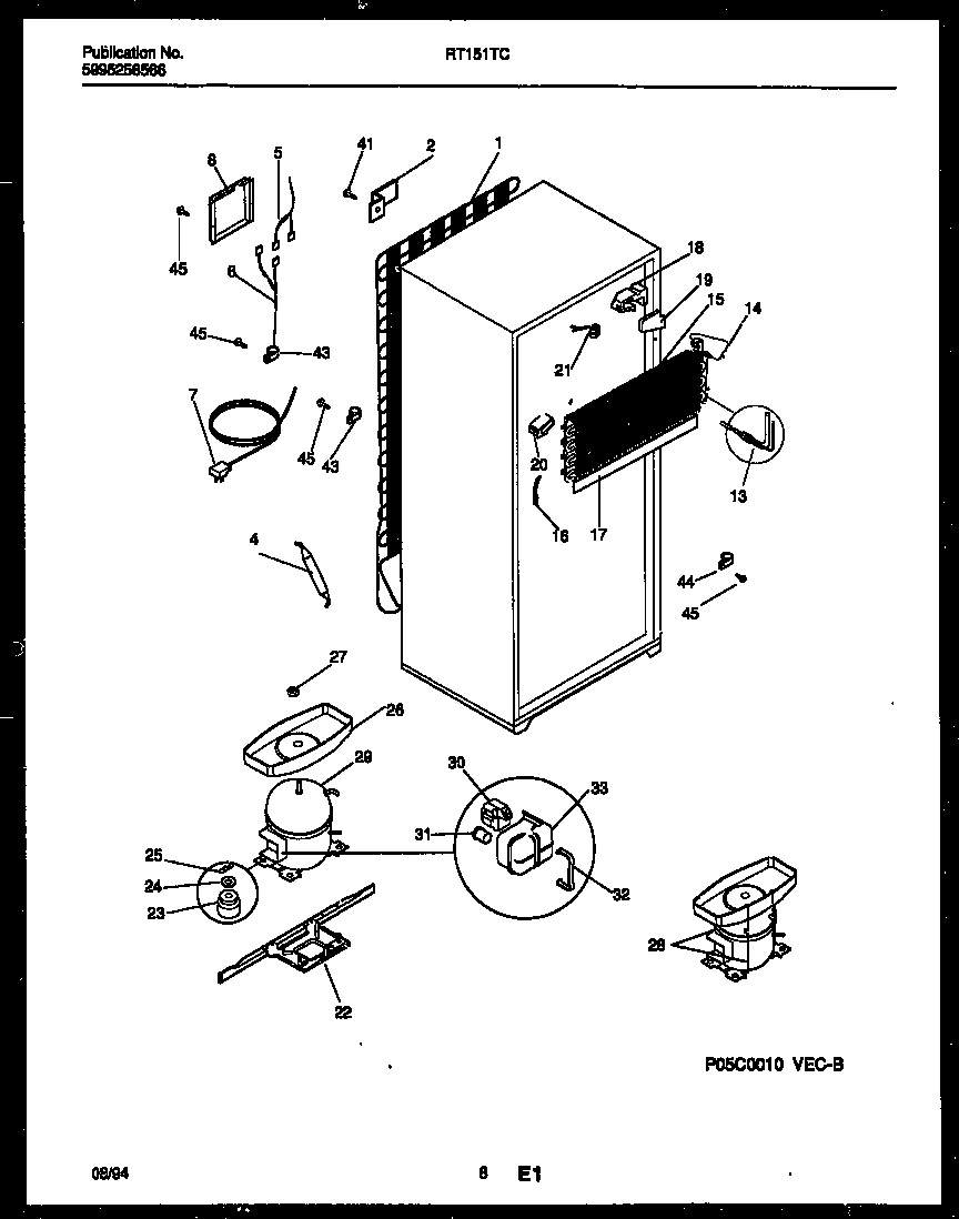 05 - SYSTEM AND AUTOMATIC DEFROST PARTS