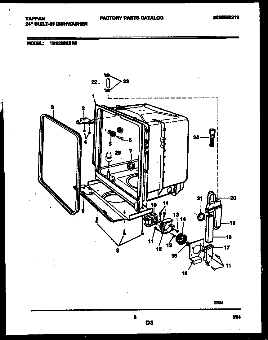 05 - TUB AND FRAME PARTS