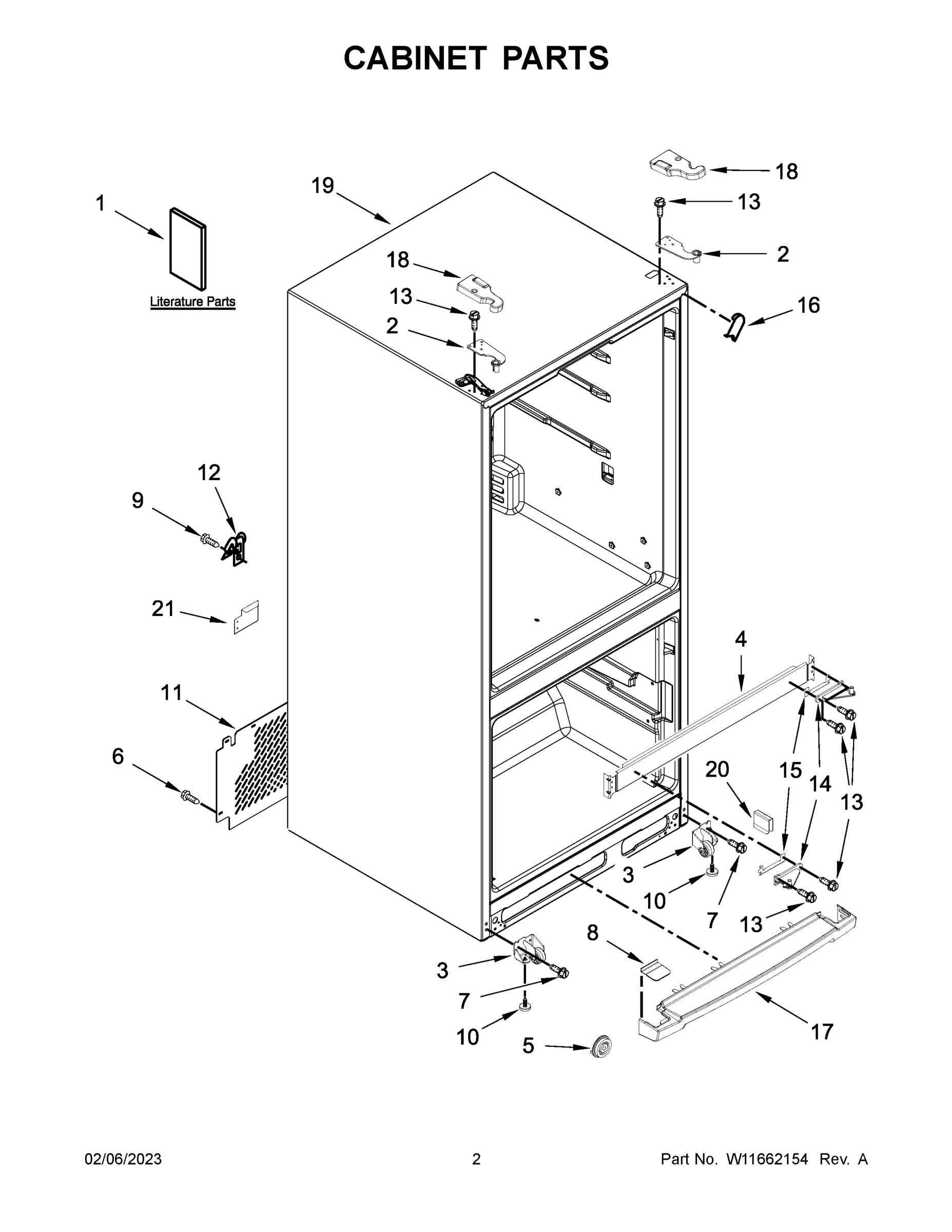 02 - CABINET PARTS