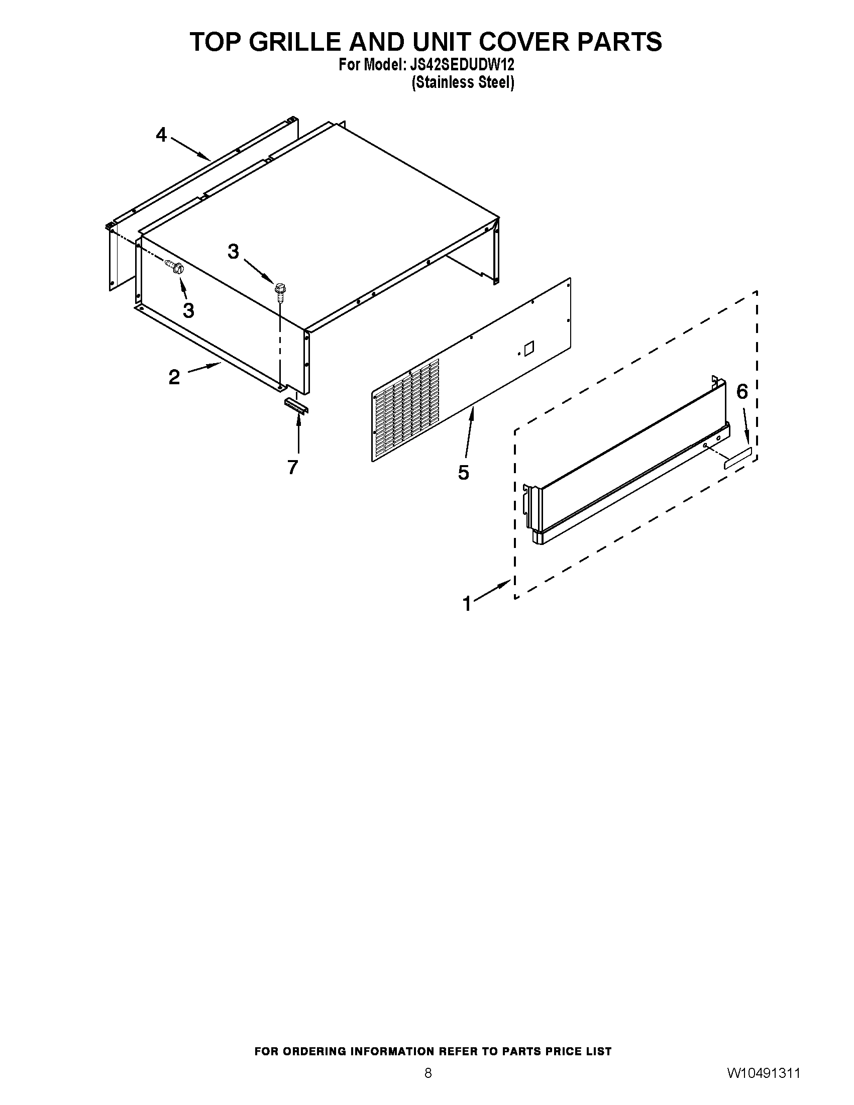 06 - TOP GRILLE AND UNIT COVER PARTS