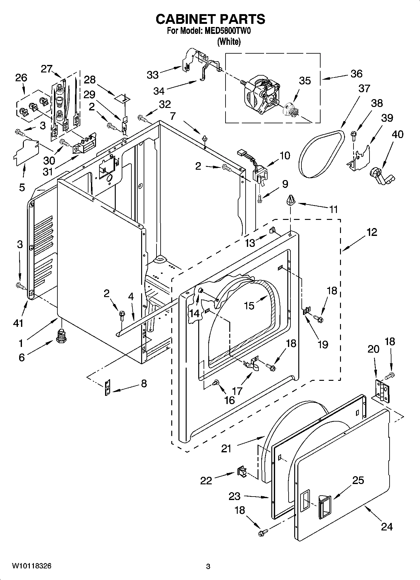 02 - CABINET PARTS