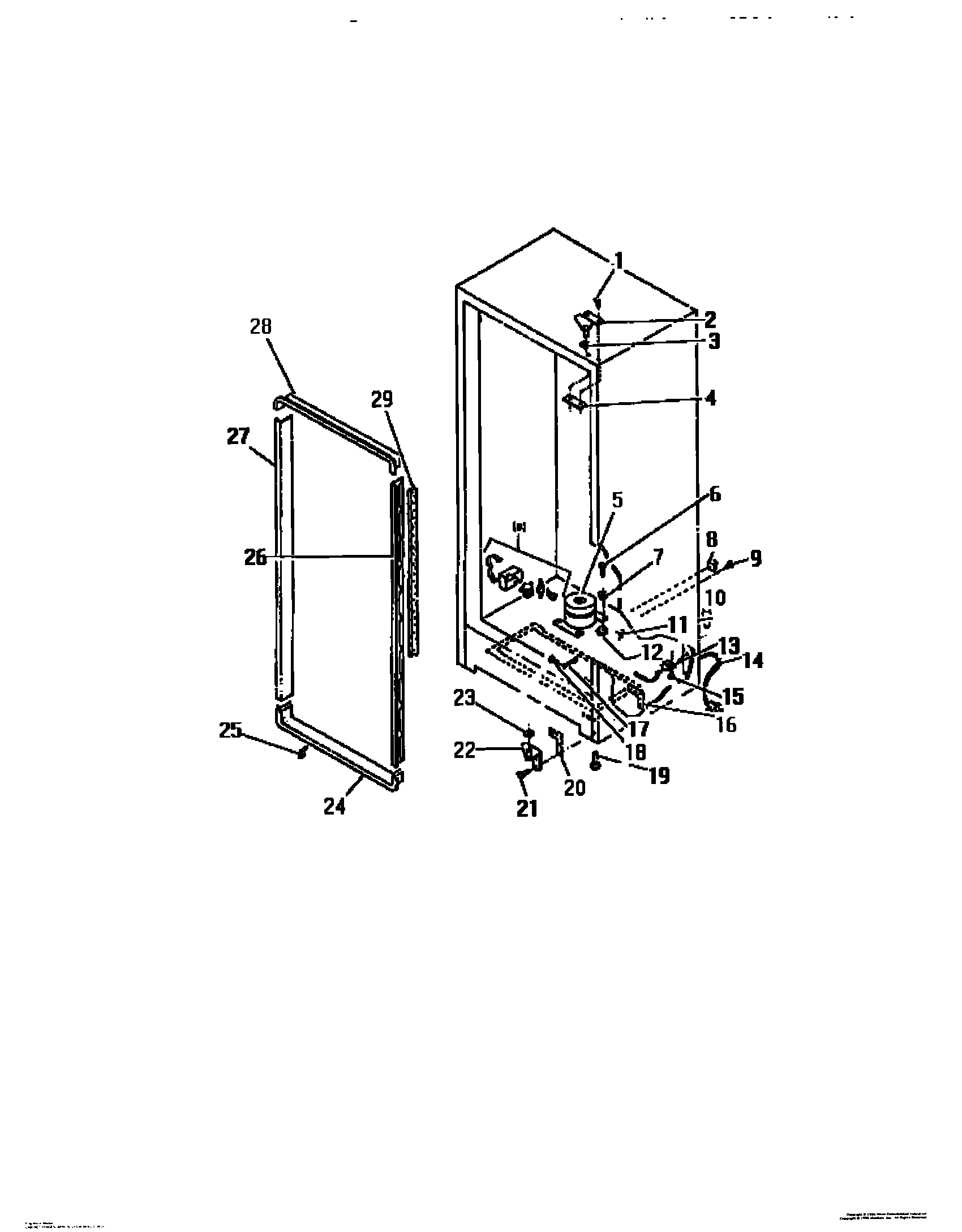 02 - CABINET HINGES, APRON, DOOR MOULDIN