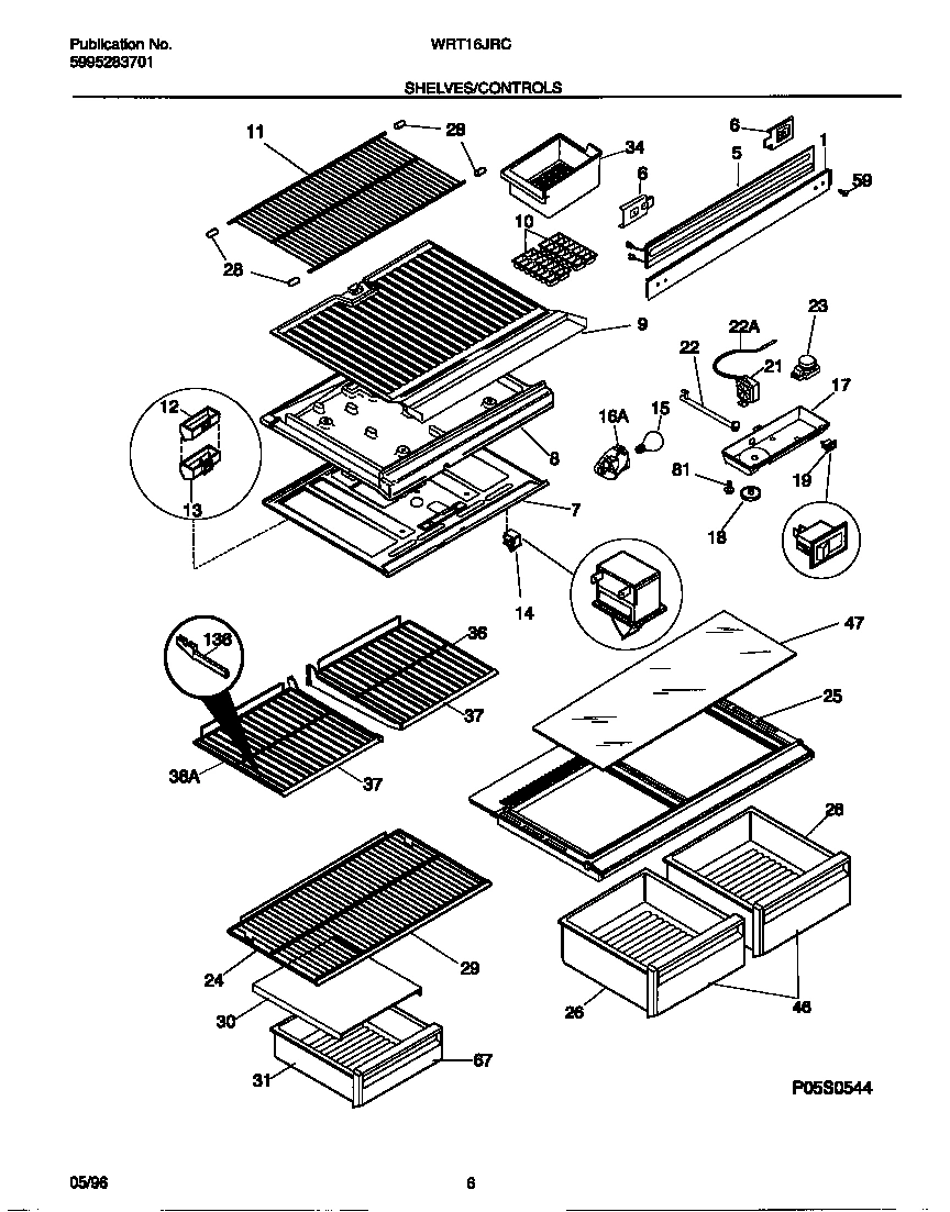 04 - SHELVES/CONTROLS