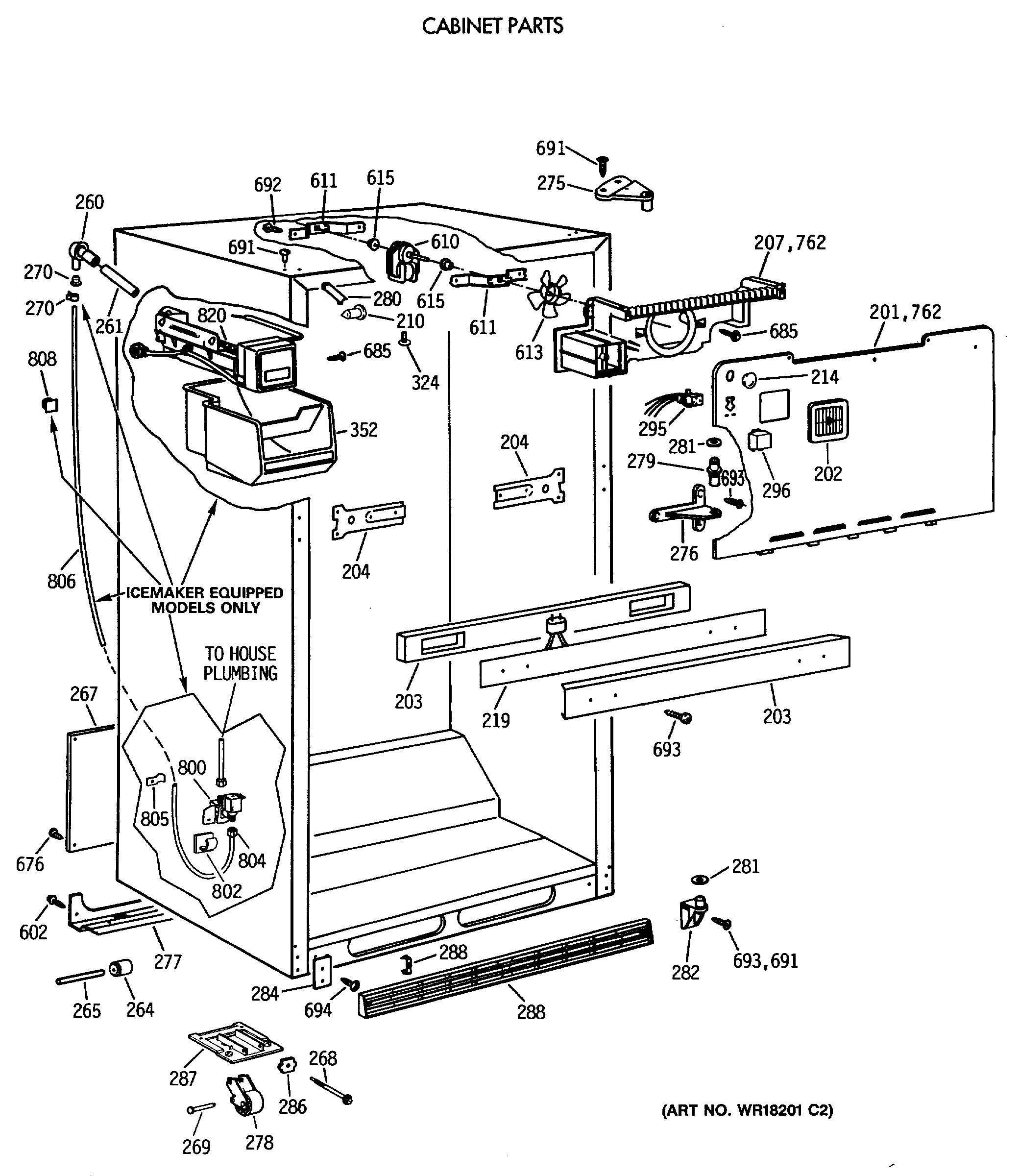 CABINET PARTS
