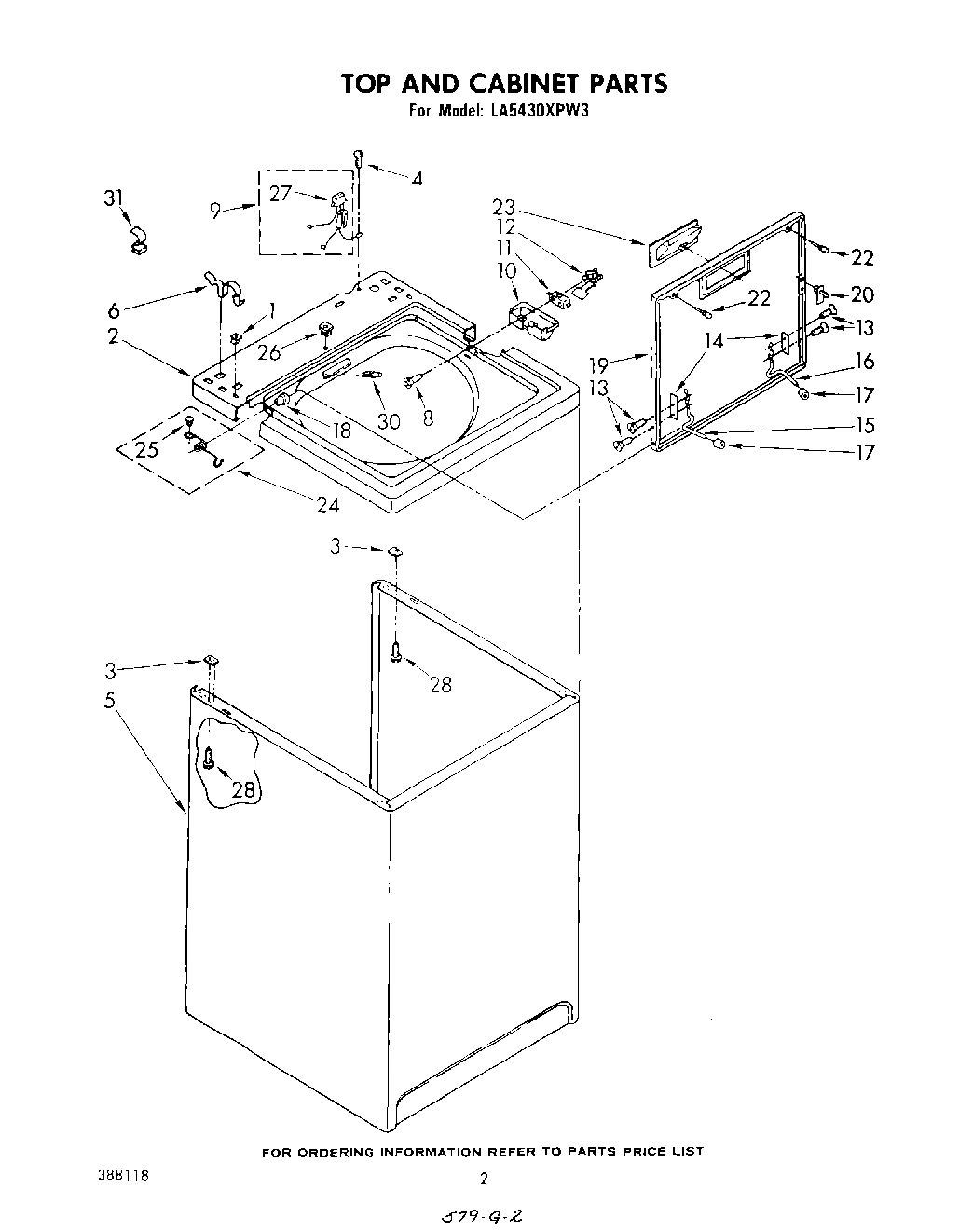 02 - TOP AND CABINET , LITERATURE AND OPTIONAL