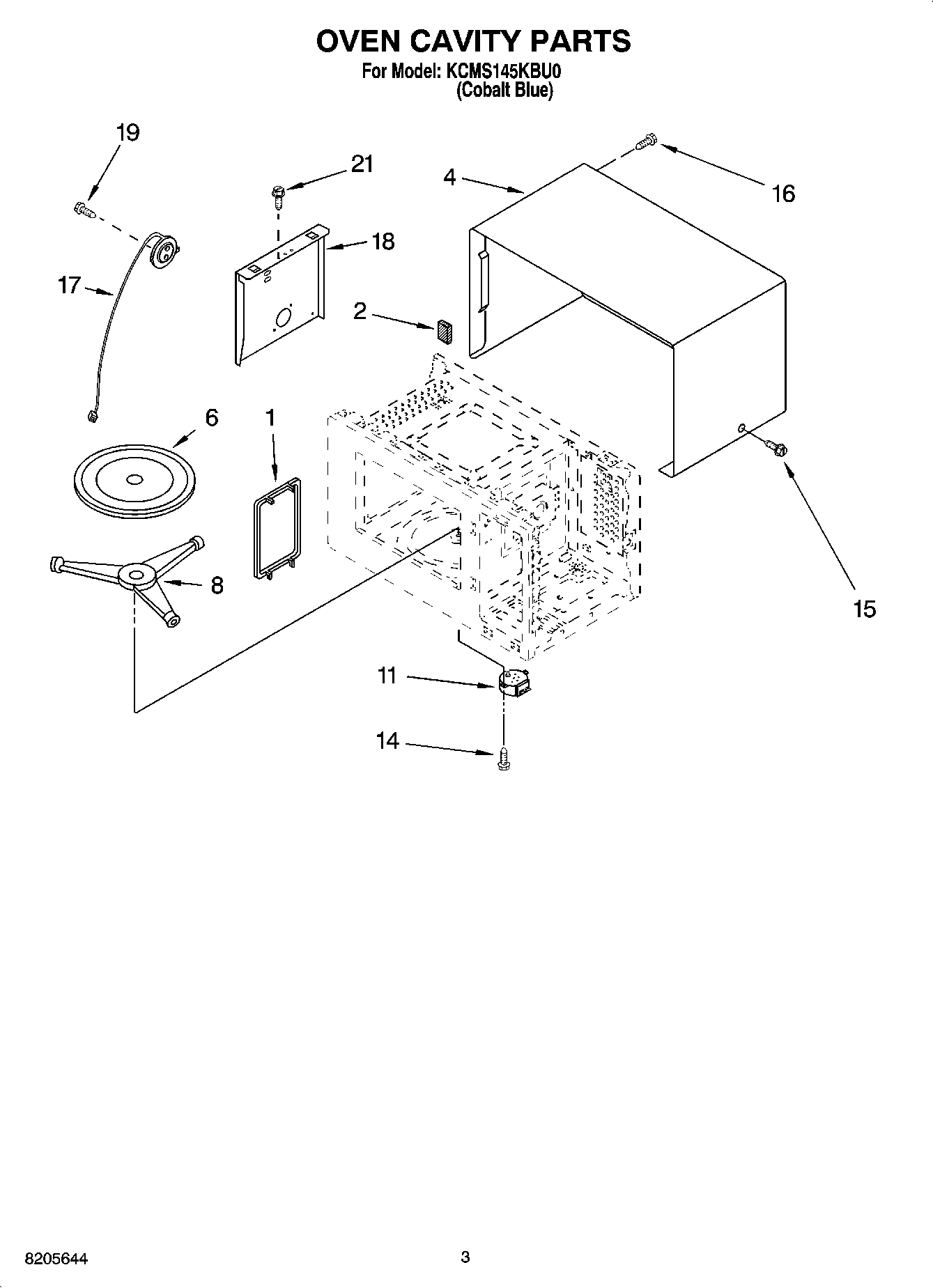 03 - OVEN CAVITY PARTS