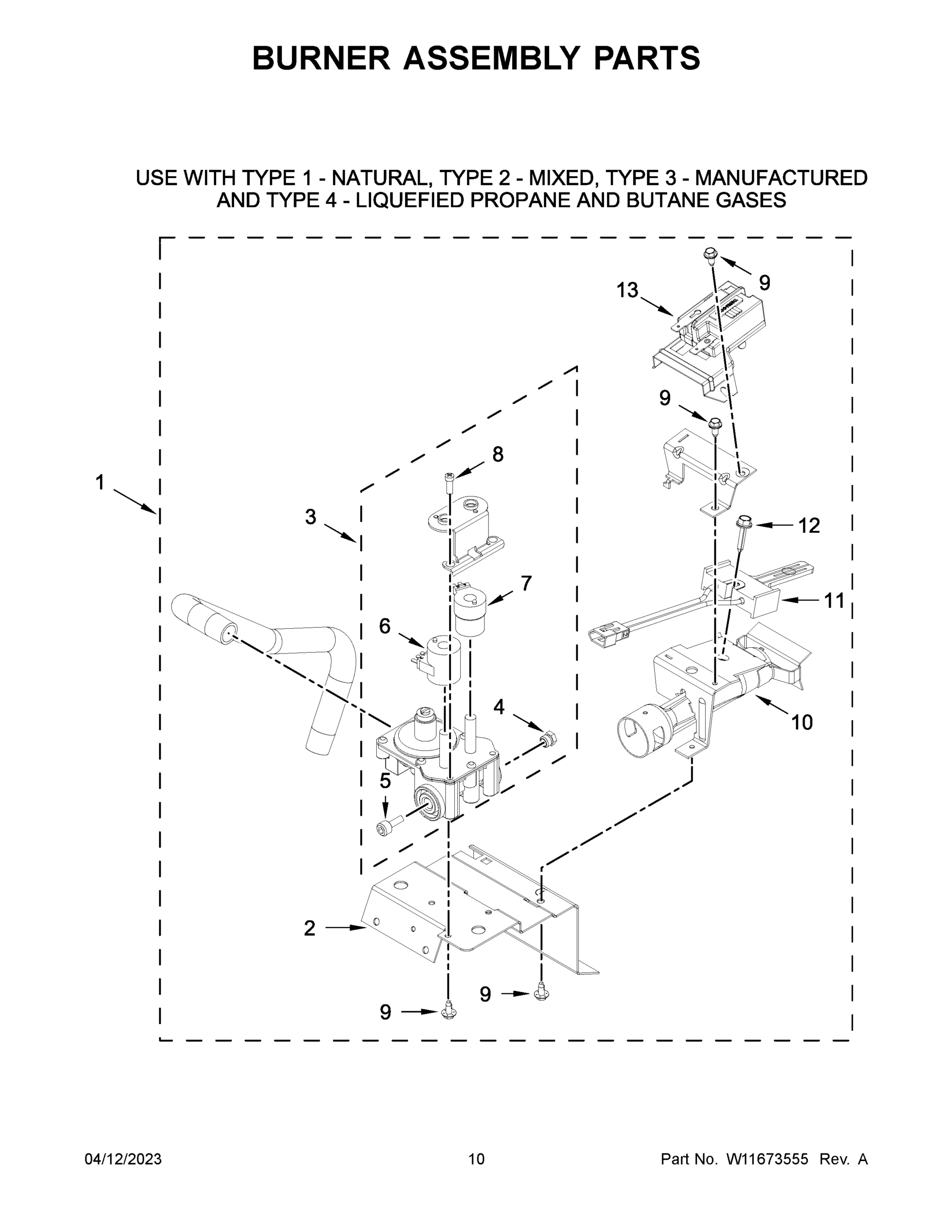 06 - BURNER ASSEMBLY PARTS