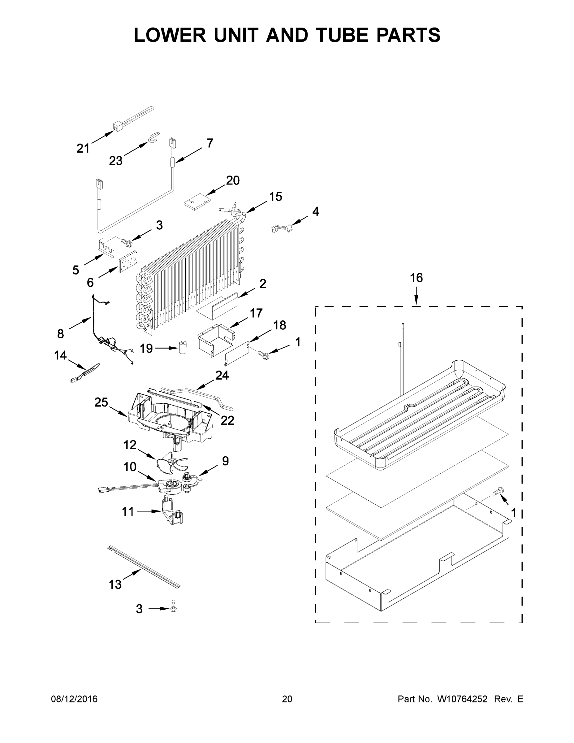 11 - LOWER UNIT AND TUBE PARTS