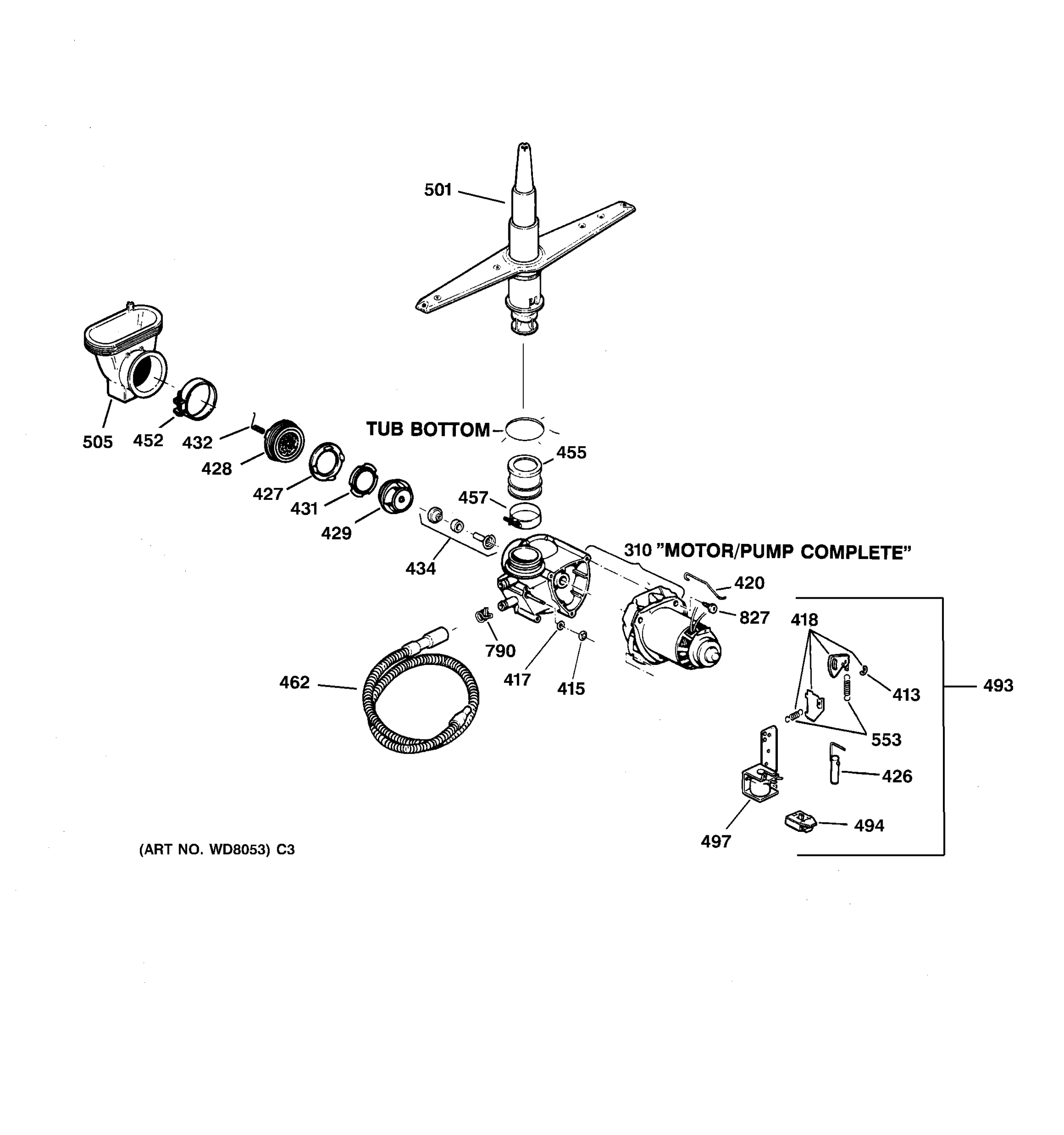 MOTOR-PUMP MECHANISM