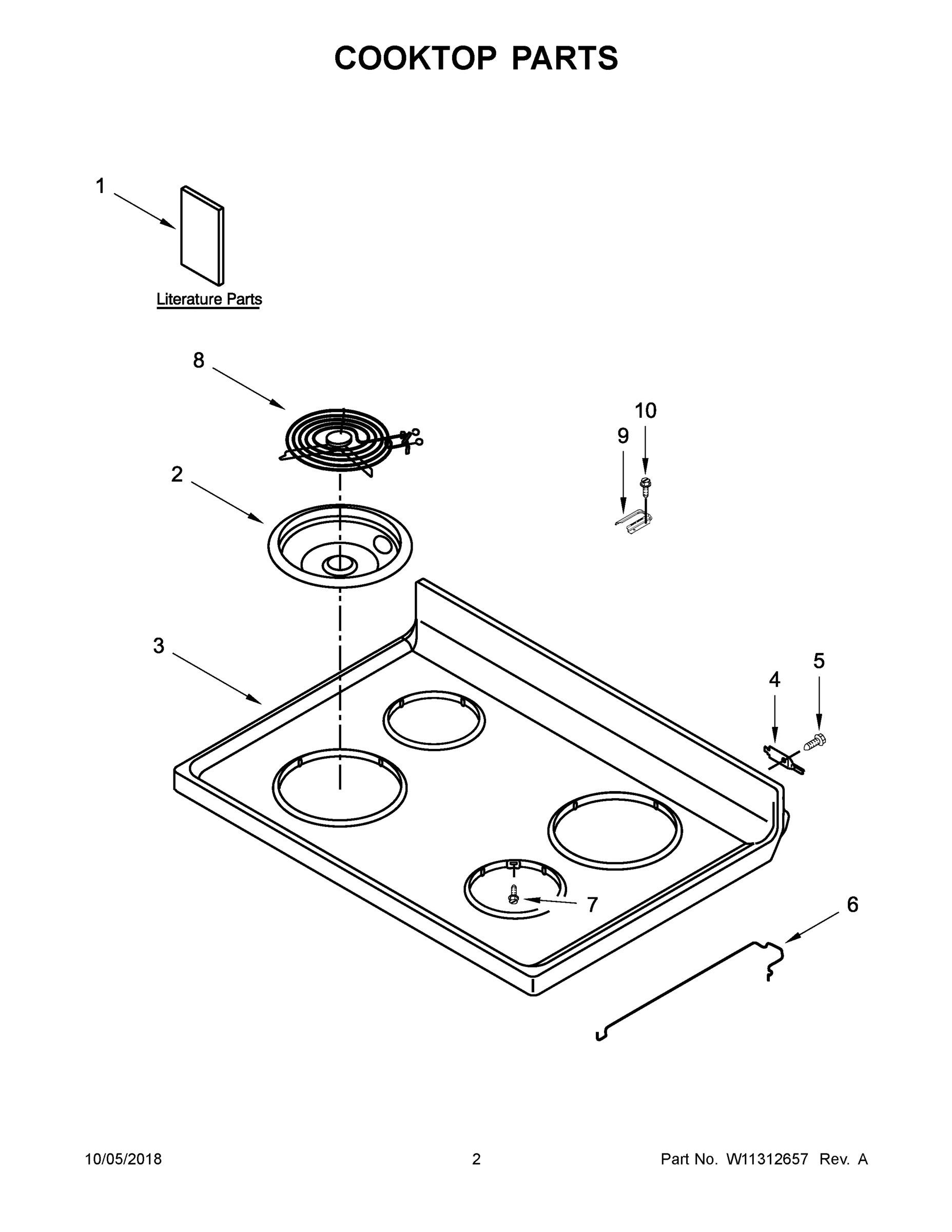 02 - COOKTOP PARTS