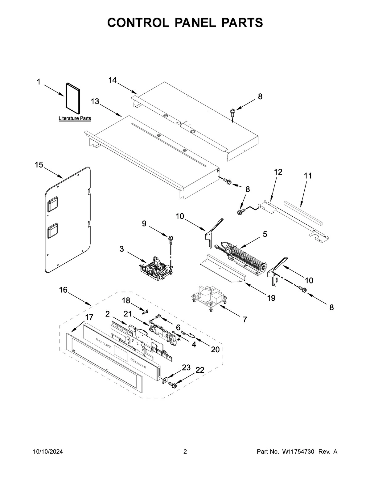 02 - CONTROL PANEL PARTS
