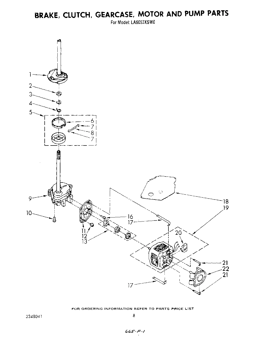 07 - BRAKE, CLUTCH, GEARCASE, MOTOR AND PUMP