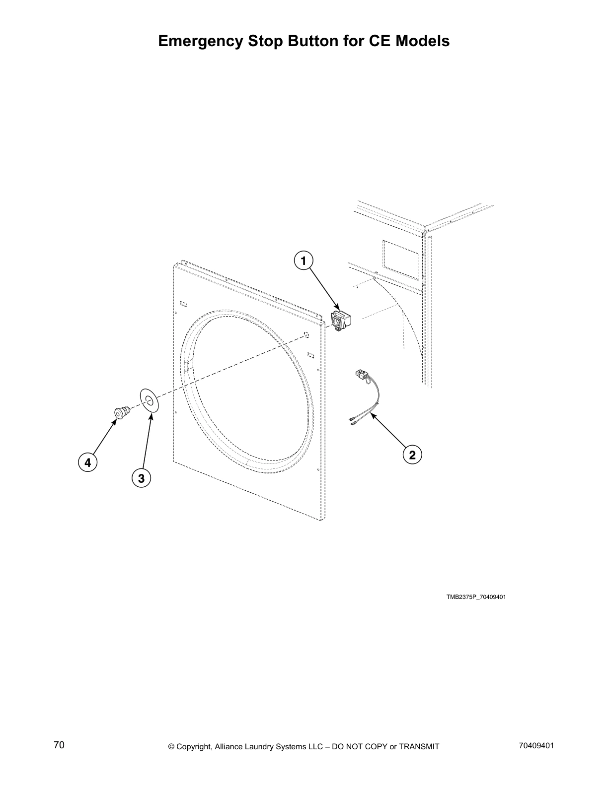 Emergency Stop Button for CE Models
