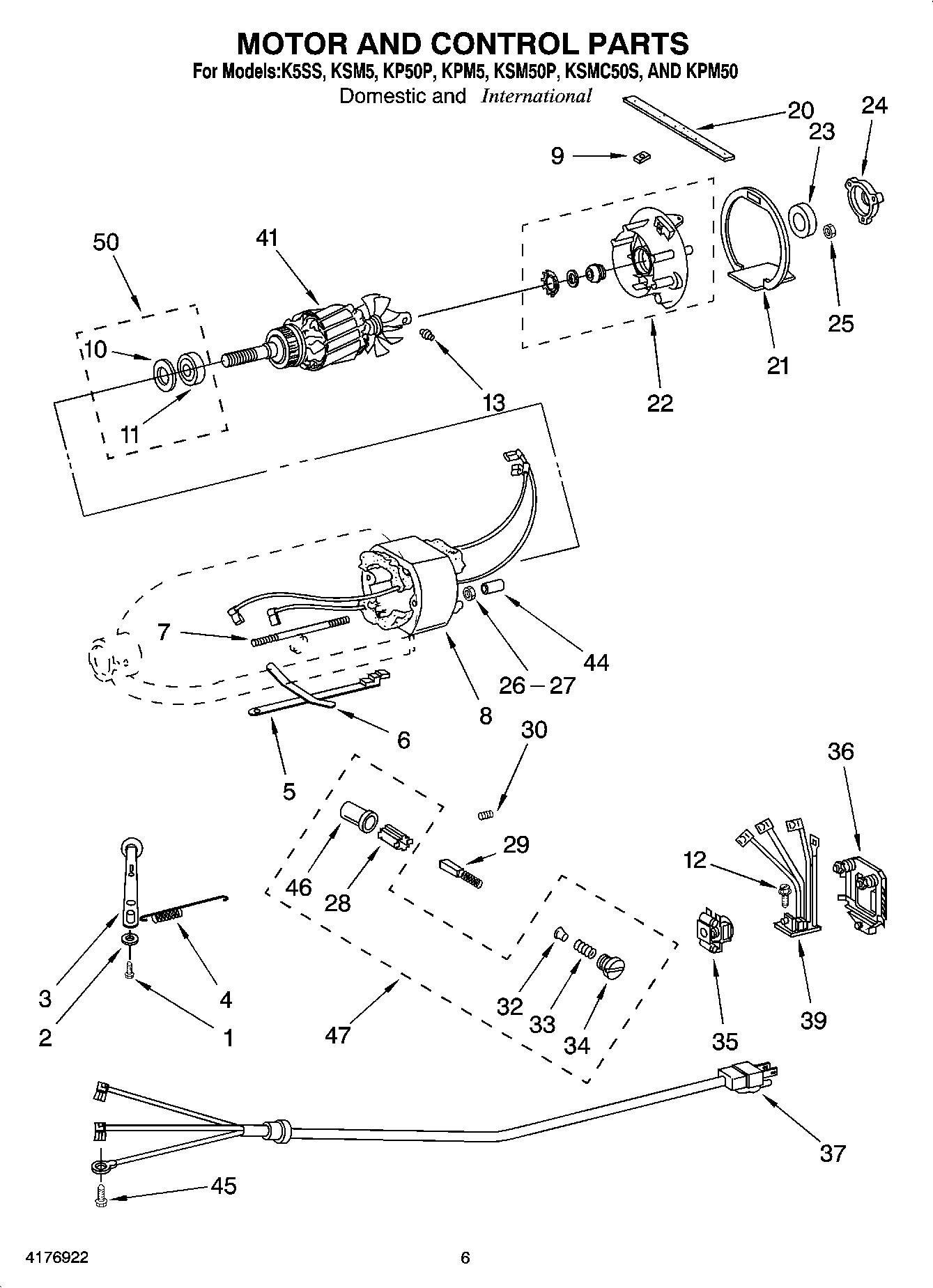 03 - MOTOR AND CONTROL PARTS