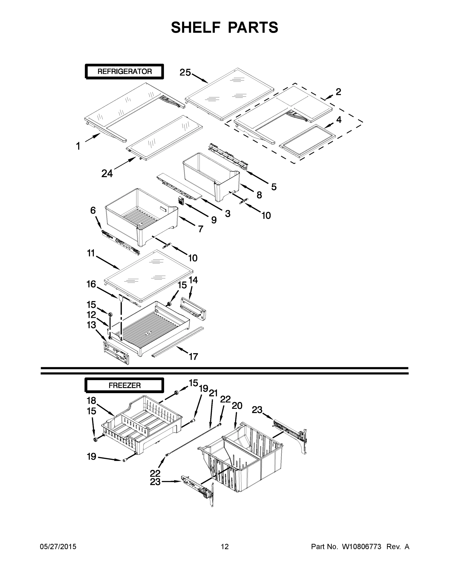 07 - SHELF PARTS