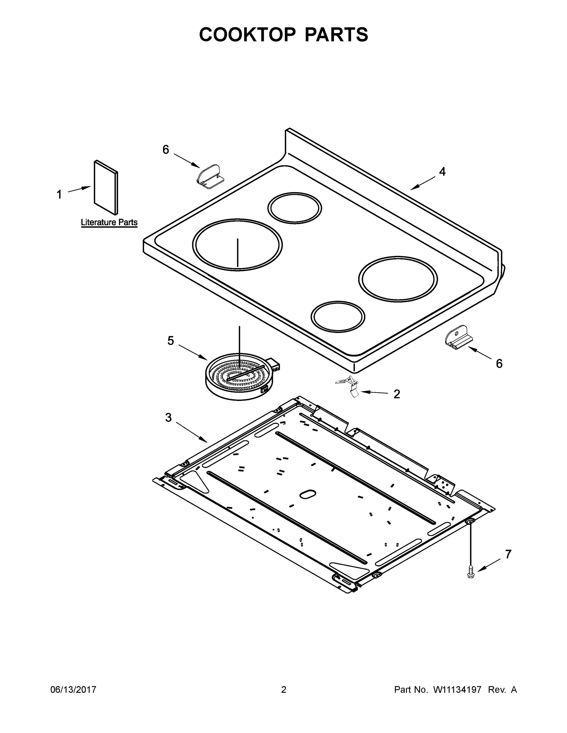 02 - COOKTOP PARTS
