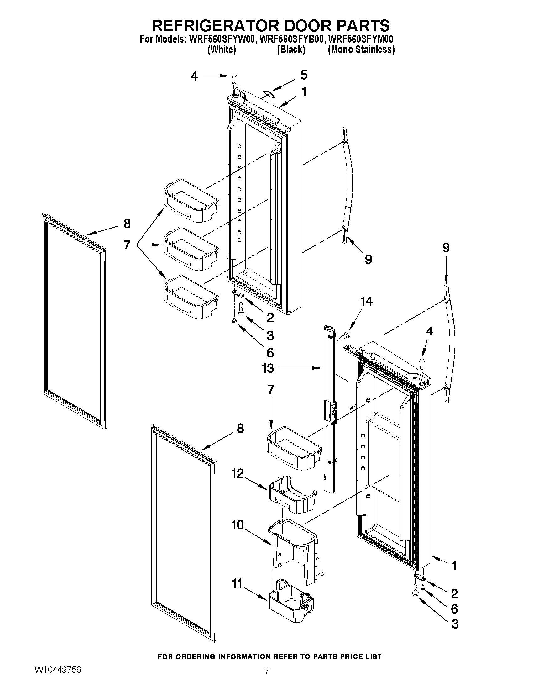 05 - REFRIGERATOR DOOR PARTS
