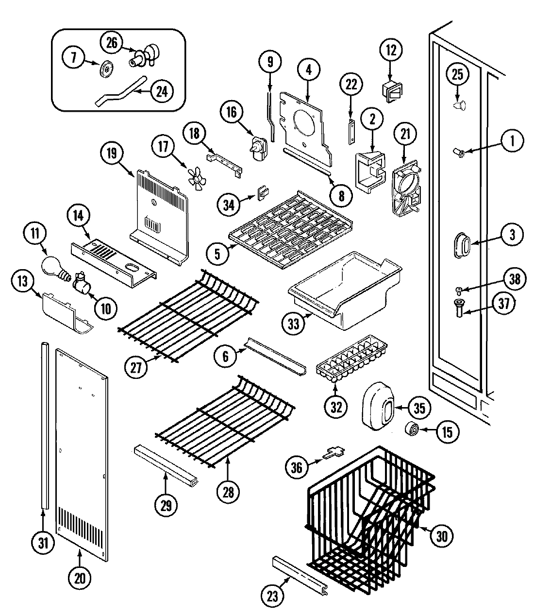 01 - FREEZER COMPARTMENT