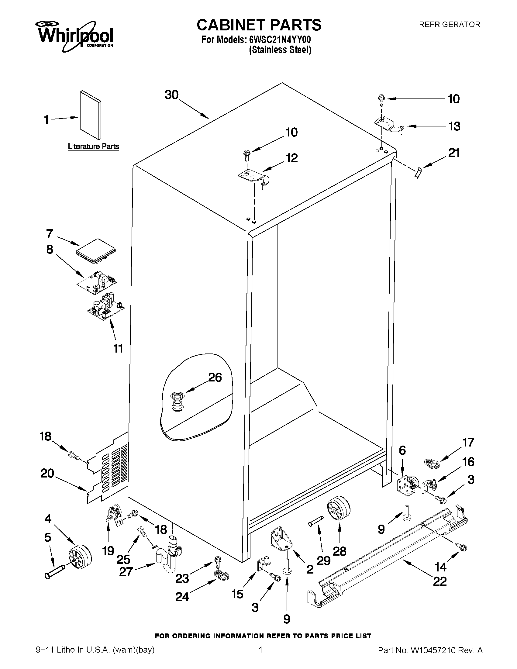 01 - CABINET PARTS
