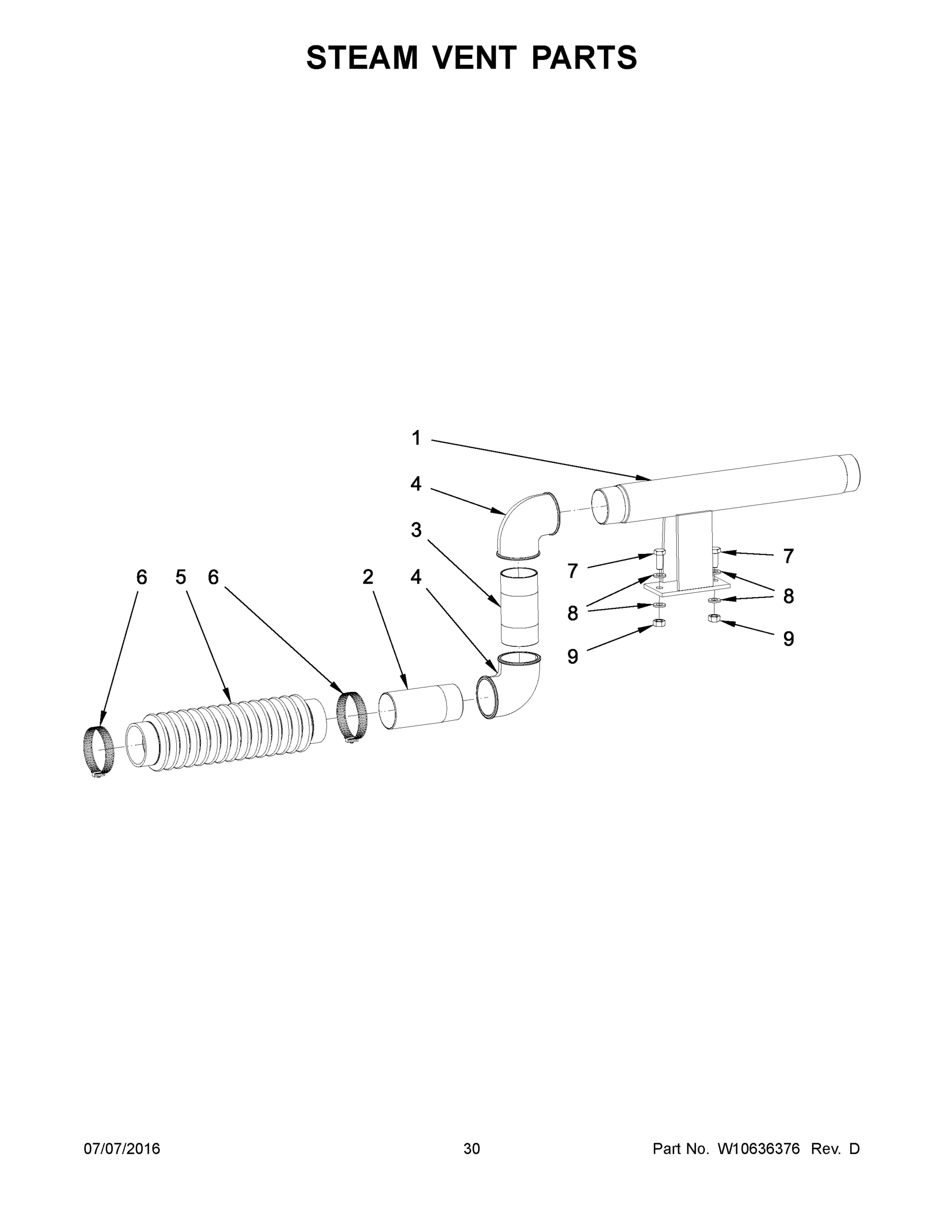 16 - STEAM VENT PARTS