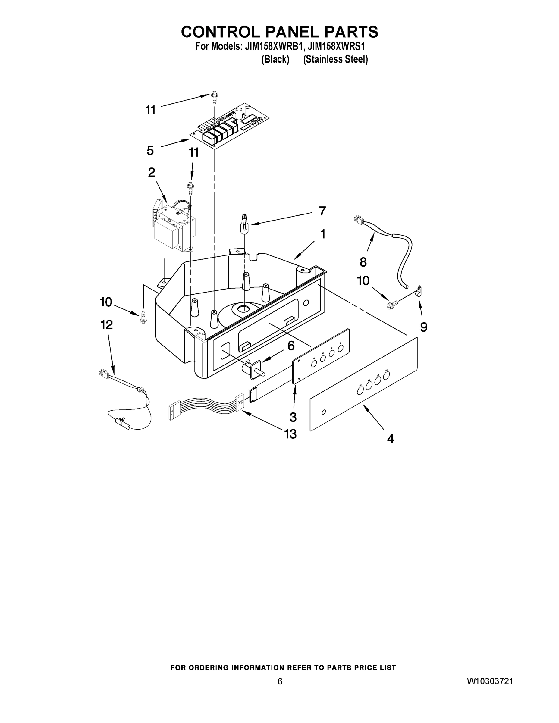 04 - CONTROL PANEL PARTS