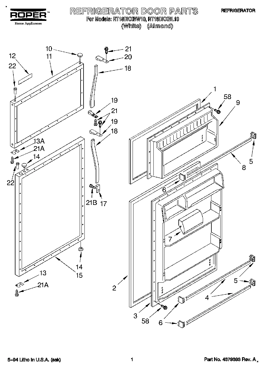 01 - REFRIGERATOR DOOR
